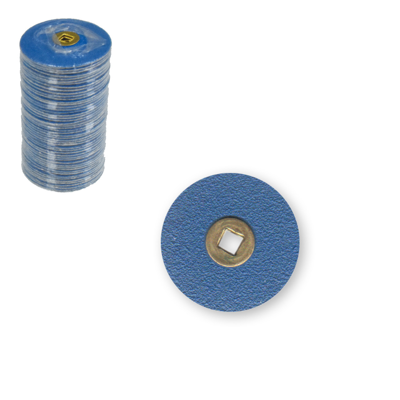 Snap-on Blue Zirconia Discs - Coarse, 3/4"