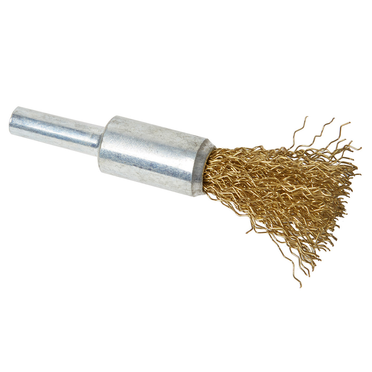 End Brushes with Crimped Brass Wire - 1/2 Diameter