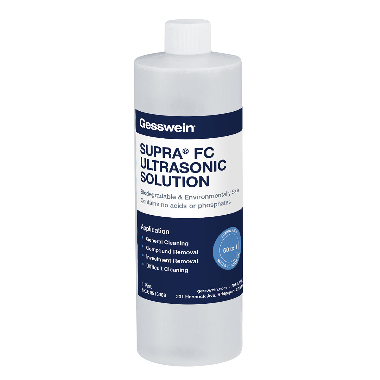 SUPRA® FC Ultrasonic Solution - 1 Pint Bottle