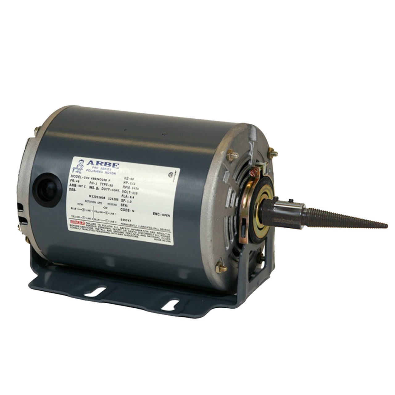 ARBE 1/2 HP (Unsealed) - Double Spindle Motor