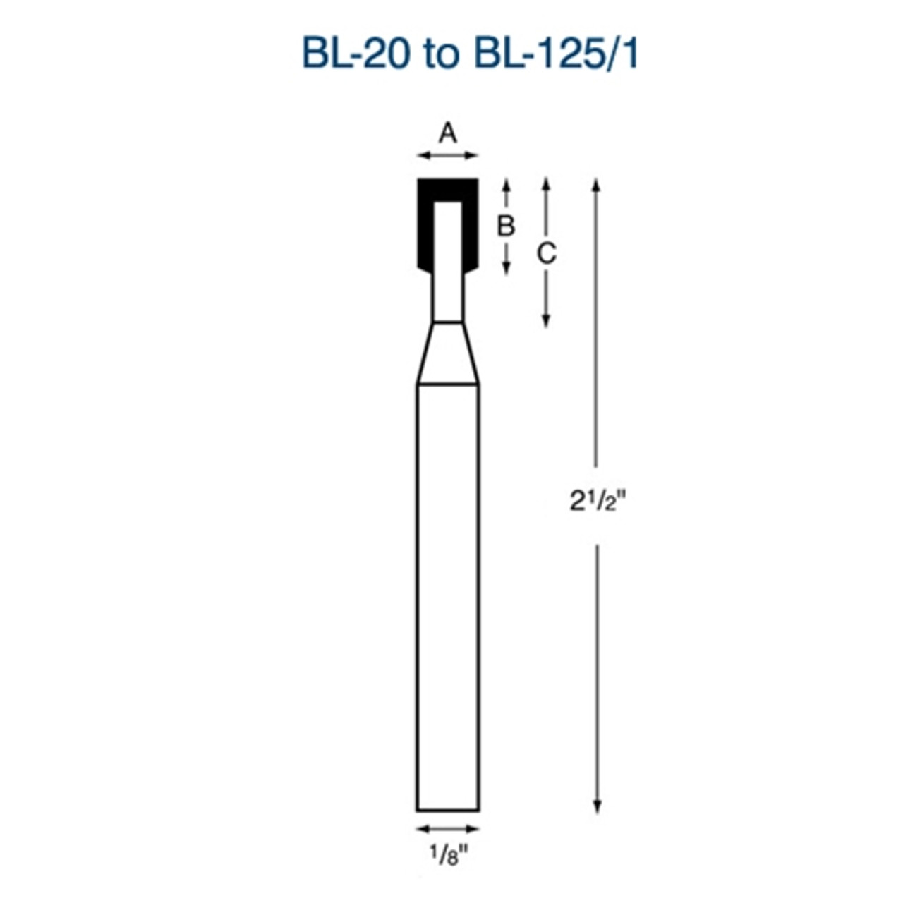 CBN Pins, "BL" Series - BL-40