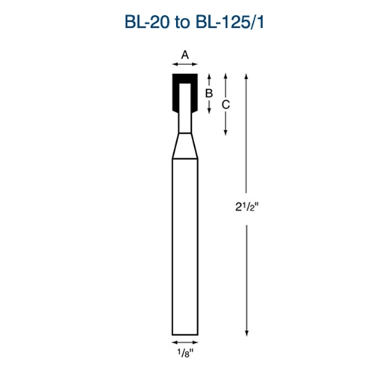 CBN Pins, "BL" Series - BL-50