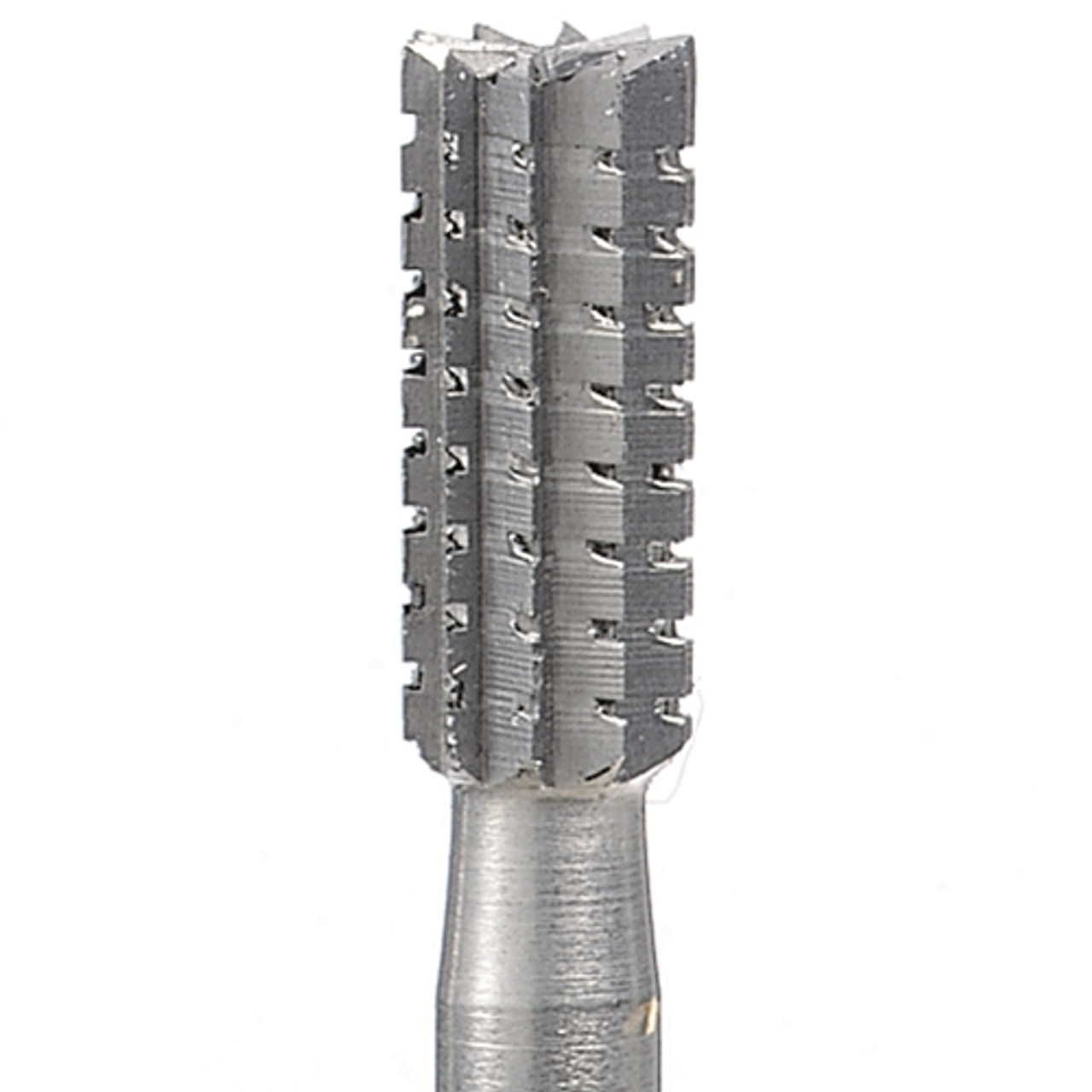 Busch® Fig. 21 - 1.80mm Cylinder Square Cross-Cut Burs, (Pkg. of 6)