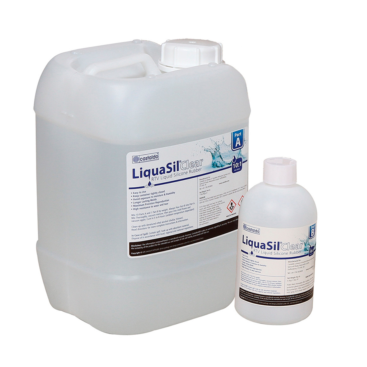 Castaldo® LiquaSil® Clear RTV Silicone Rubber - 5.5 kg.