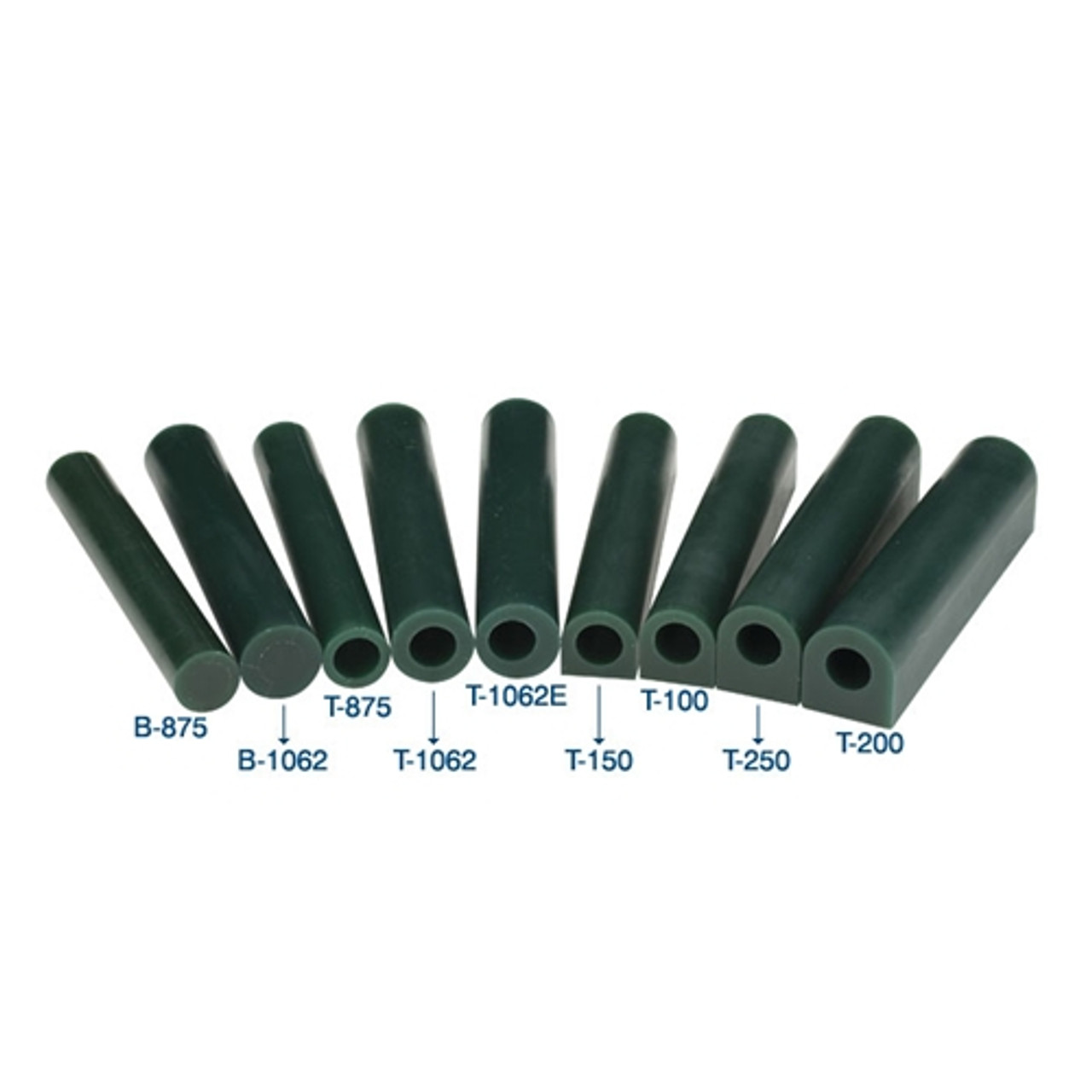 Ferris® File-A-Wax® Tubes - T-100 Green