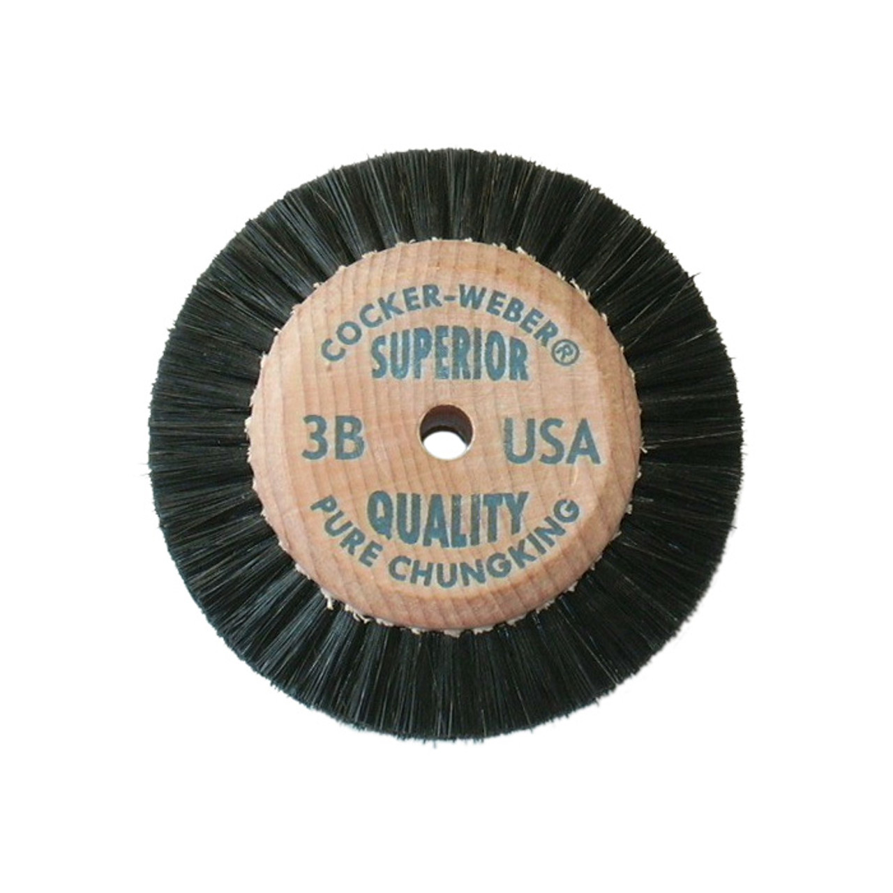 Cocker-Weber #3B SC Superior Wood Hub Wheel Brush