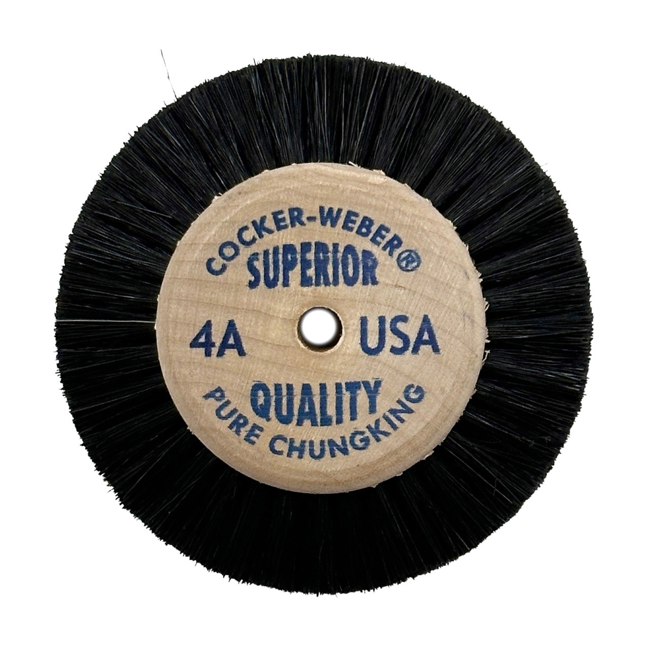 Cocker-Weber #4A Superior Wood Hub Wheel Brush