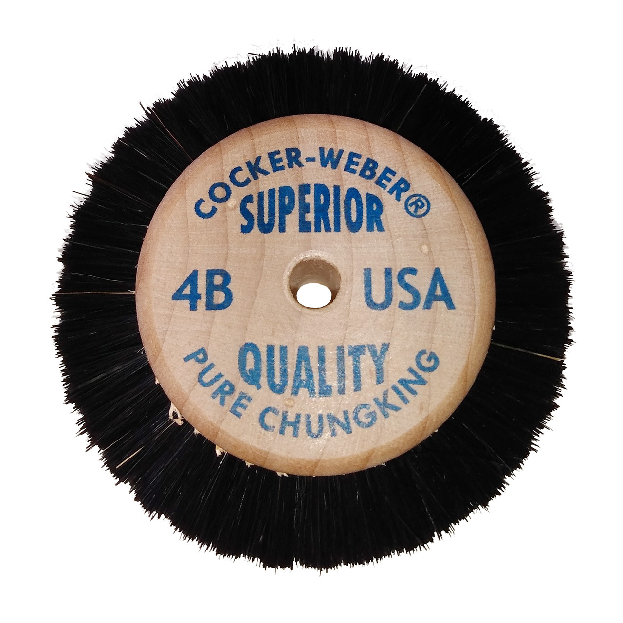Cocker-Weber #4B SC Superior Wood Hub Wheel Brush