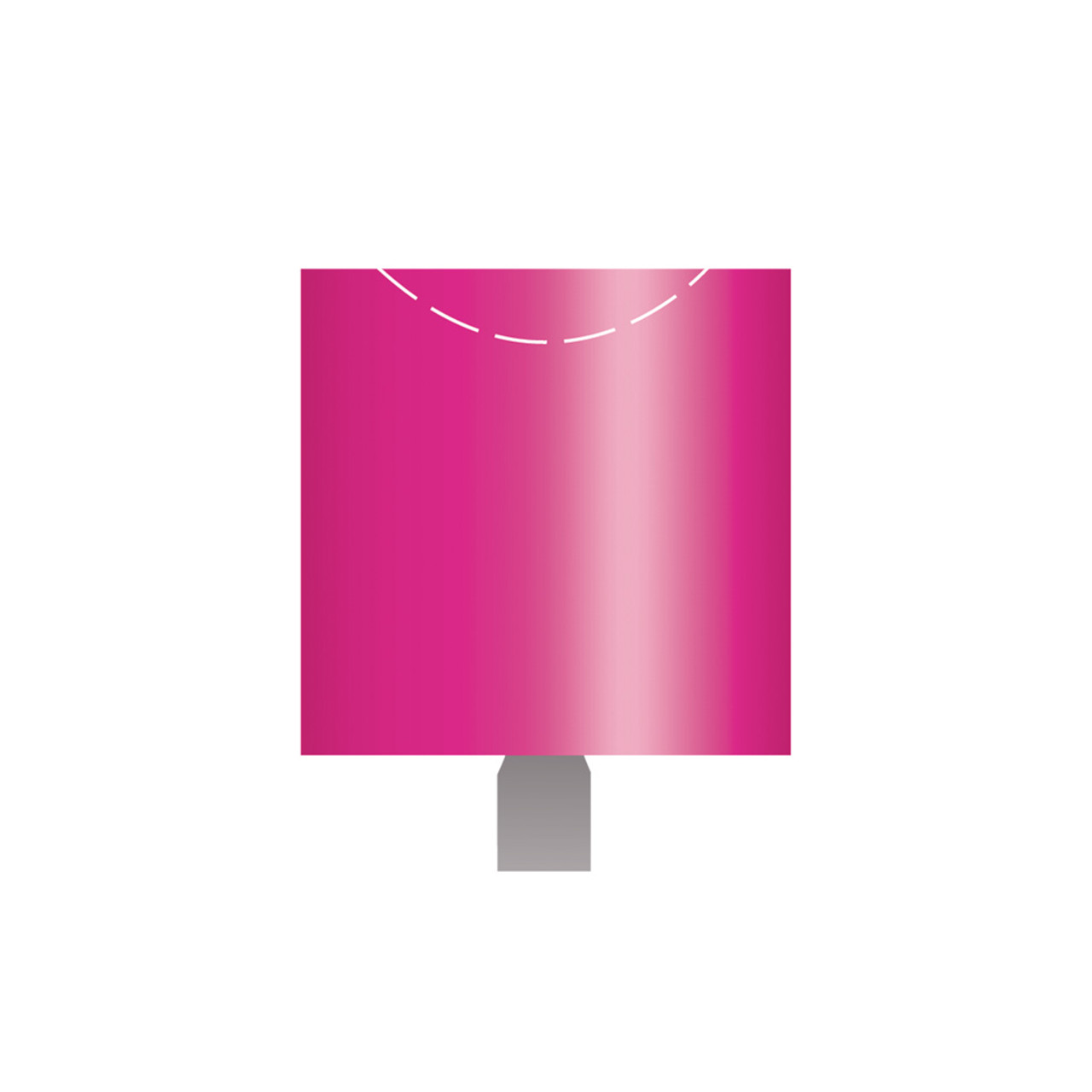 B131 Pink Mounted Stones 1/8" Shank (Pkg of 24)