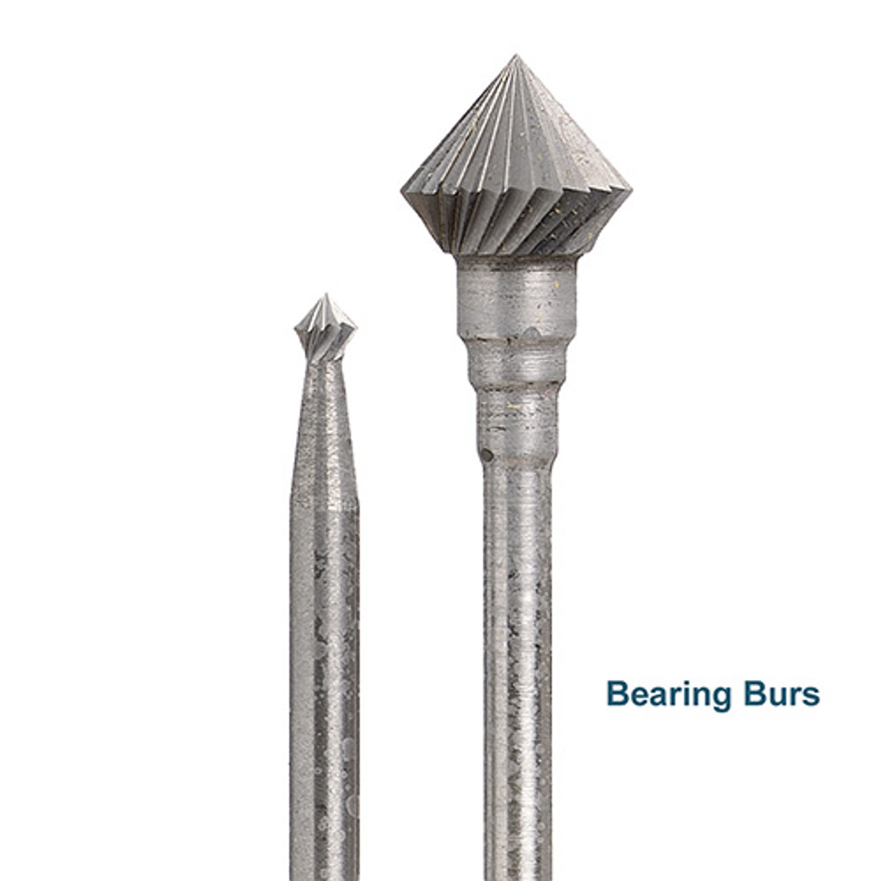 Jewelers Carbide Burs, 3/32" Shank - Bearing 7 (2.10mm)