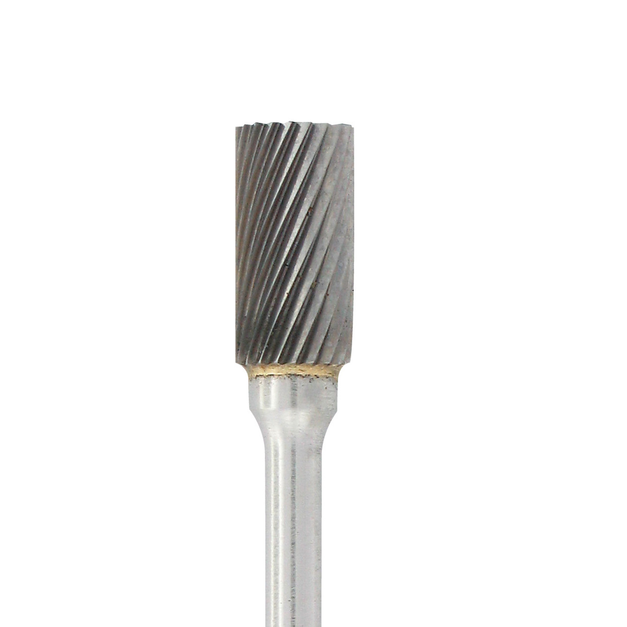 Carbide Head Burs - 1/8" Shank, 1/4" x 1/2" Double Cut, Cylinder