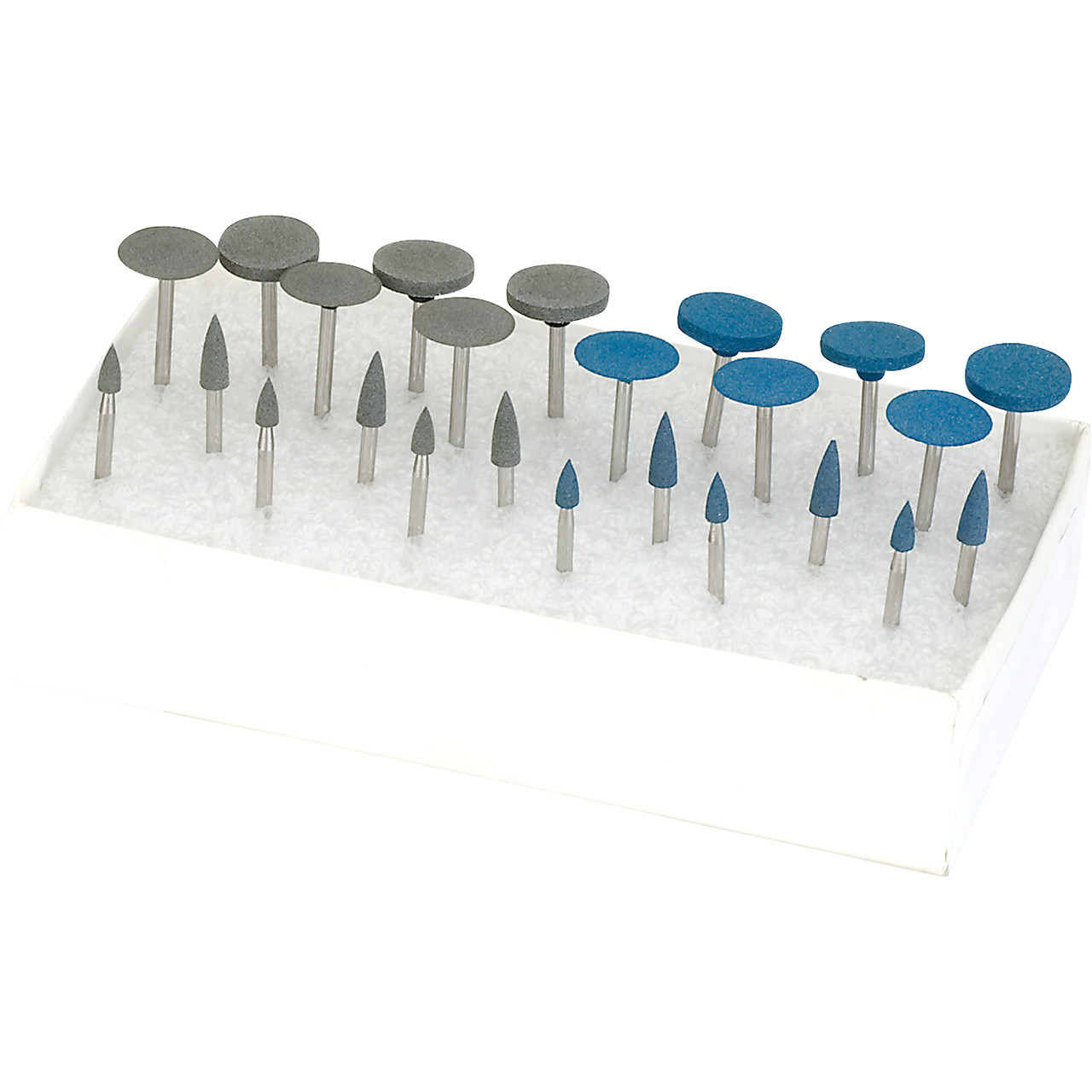 EVE® Poly Polishers Blue & Gray Set of Wheels & Points