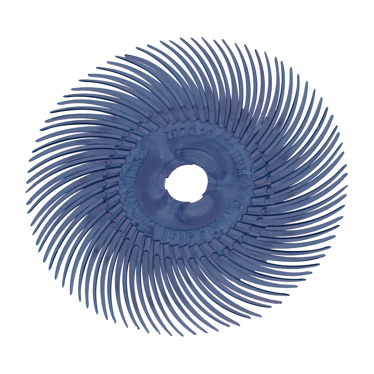 3M™ Radial Bristle Discs 3" (Pkg. of 40) - Blue (400 grit)