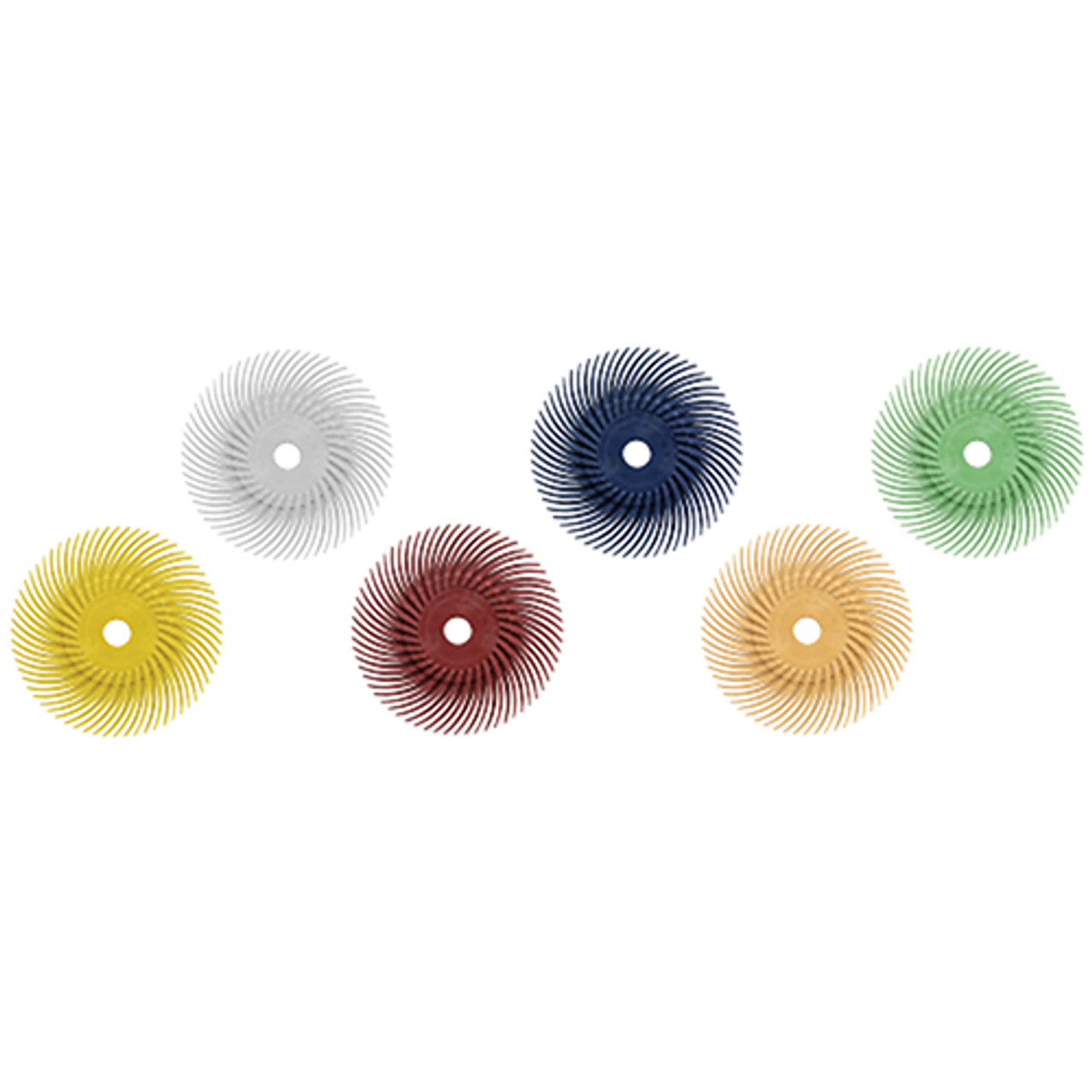 Dedeco® SUNBURST® Radial Discs - 3" 3-Ply, Assortment