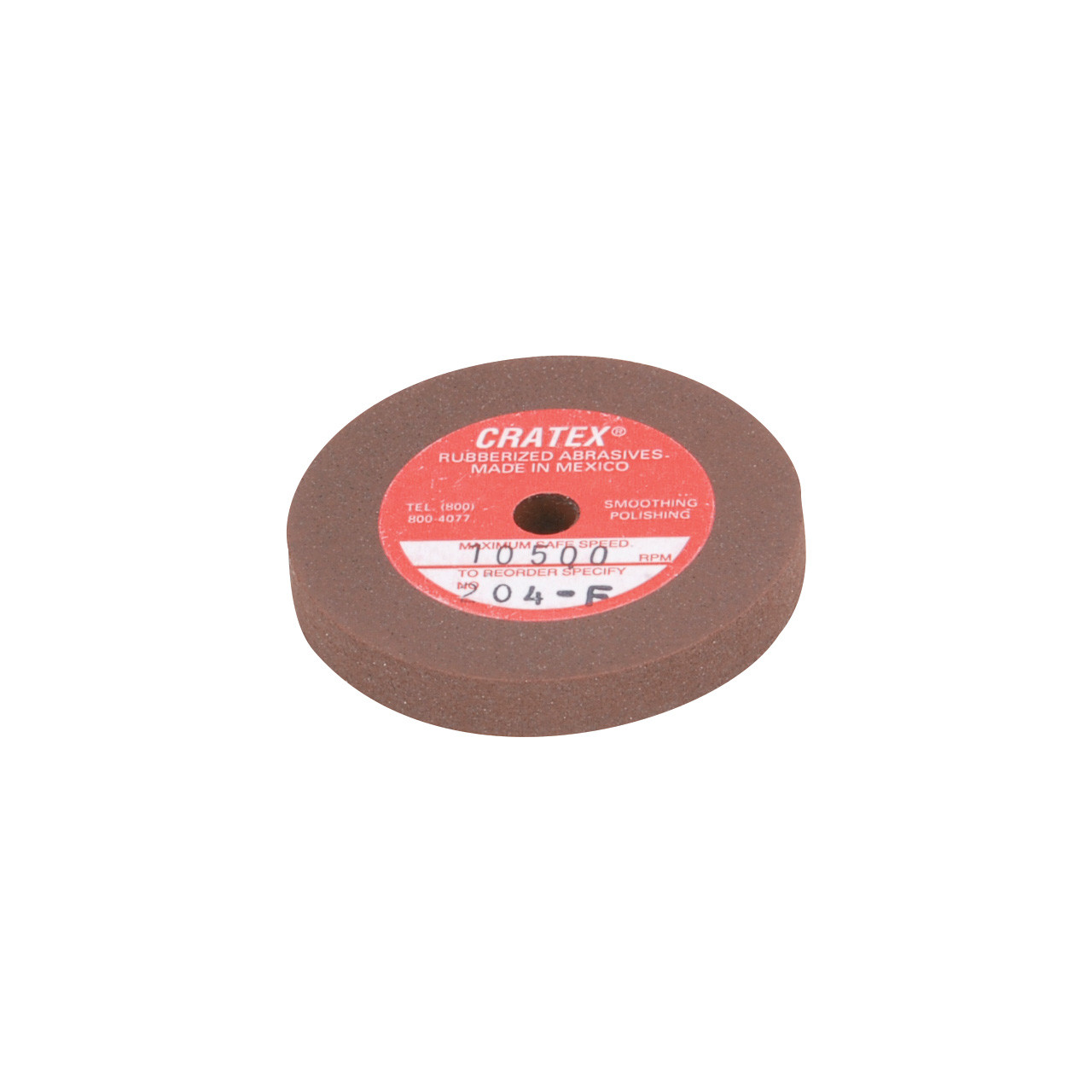 Cratex® Large Wheel, 2"x1/4" - 204 Fine