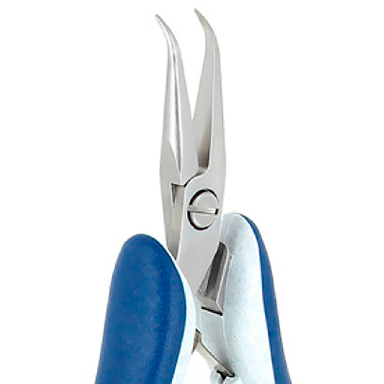 Grobet USA® Teborg® Pliers - Bent Chain Nose