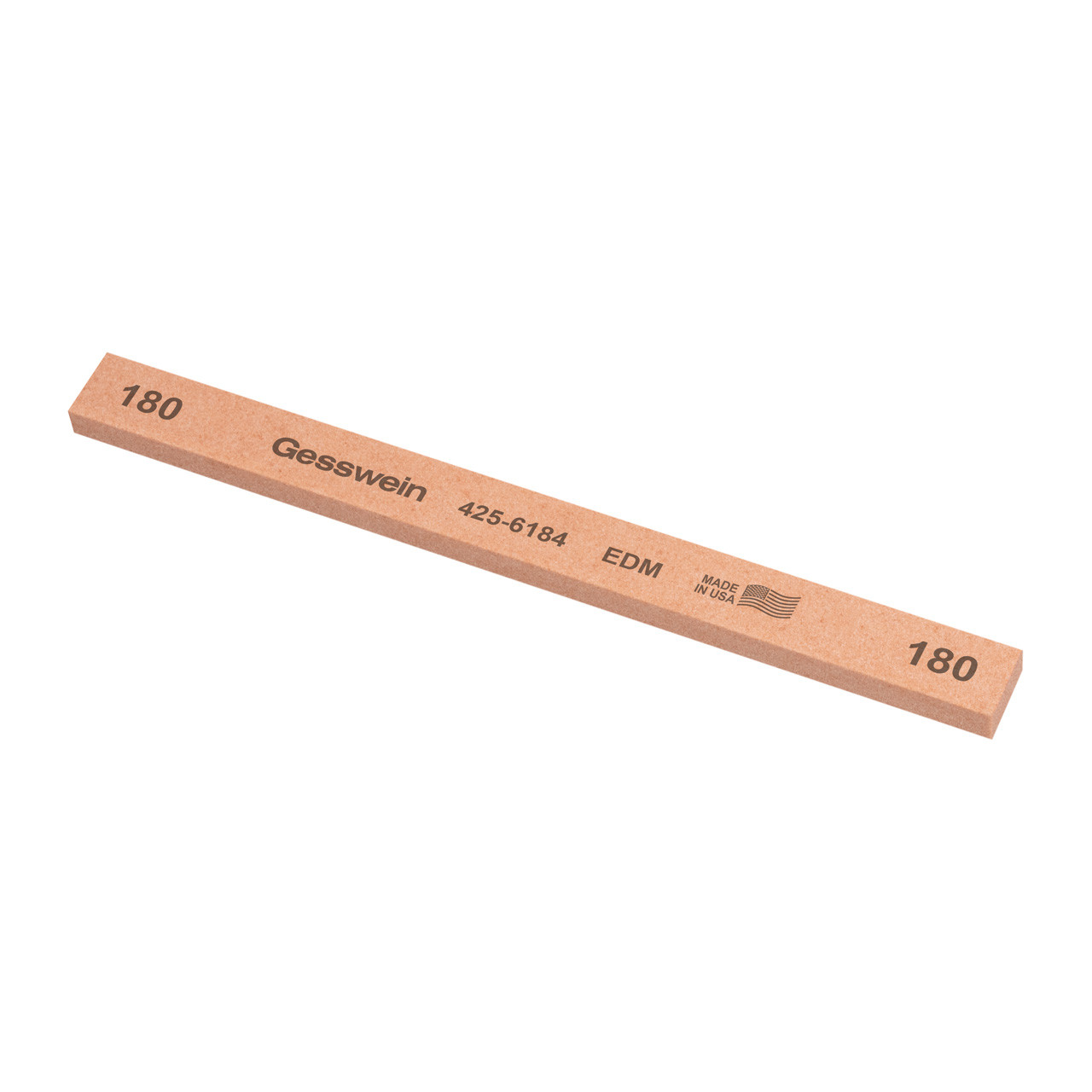 Gesswein® EDM Stones - 1/2" x 1/4" x 6", 180 Grit  (Pkg. of 12)