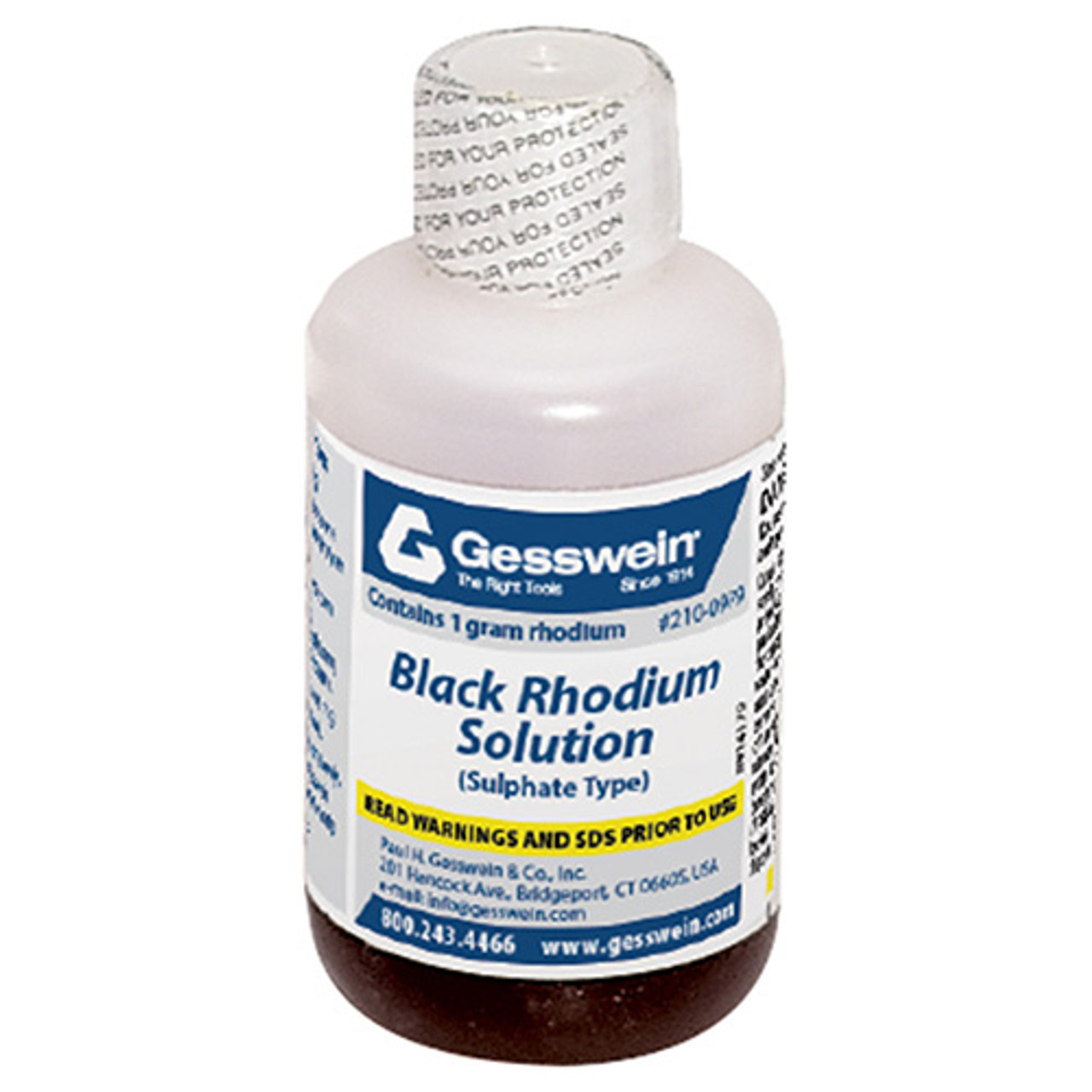 Gesswein® Black Rhodium Pen Plating Concentrate - 1 Gram - LTD QTY