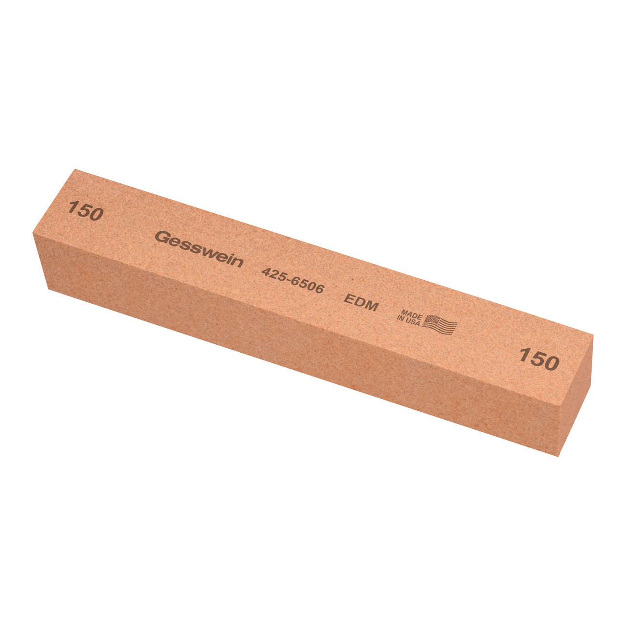 Gesswein® EDM Stones - 1" x 1" x 6", 150 Grit  (Pkg. of 6)