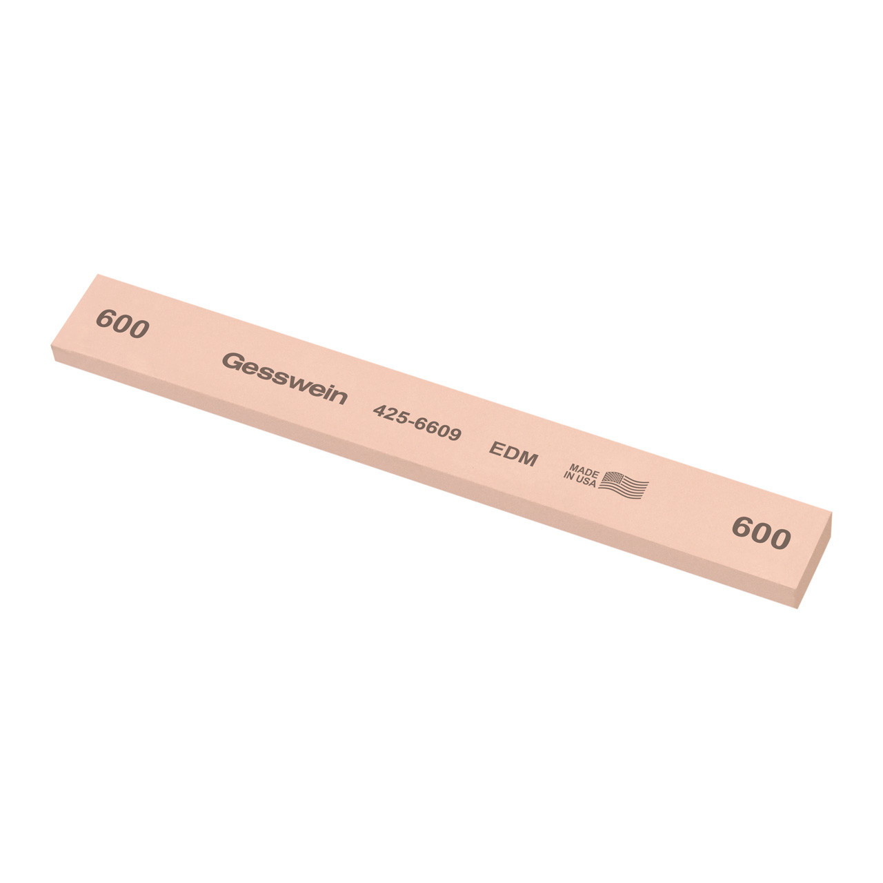 Gesswein® EDM Stones - 3/4" x 1/4" x 6", 600 Grit  (Pkg. of 6)