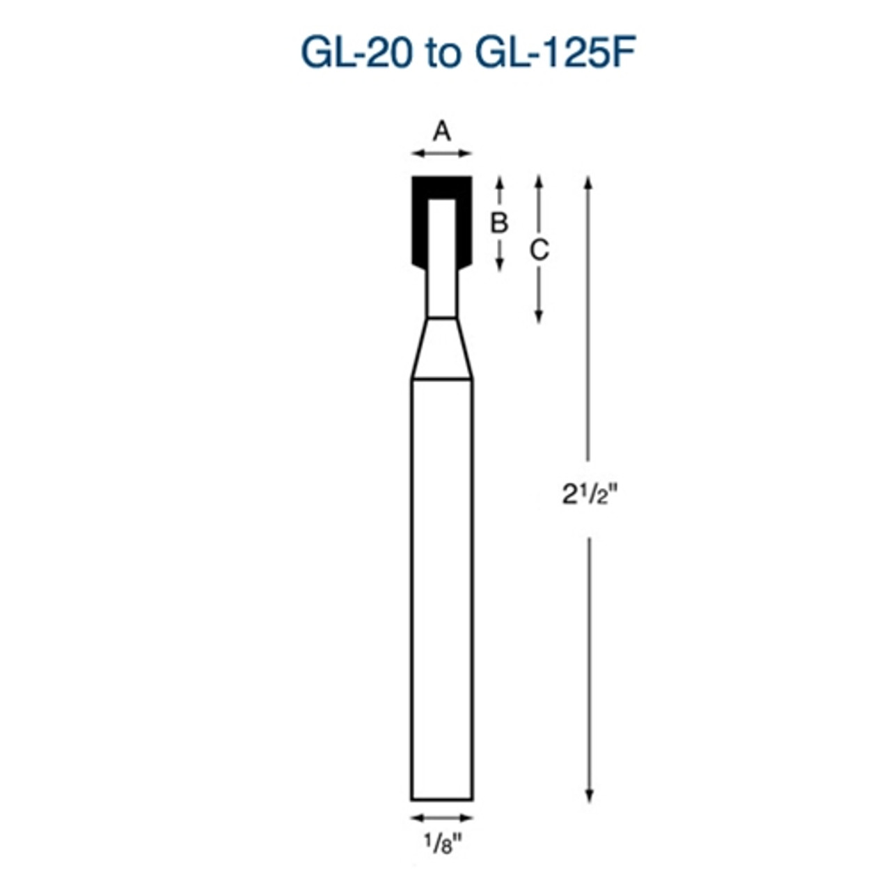 Diamond Pins, "GL" Series - GL-60F