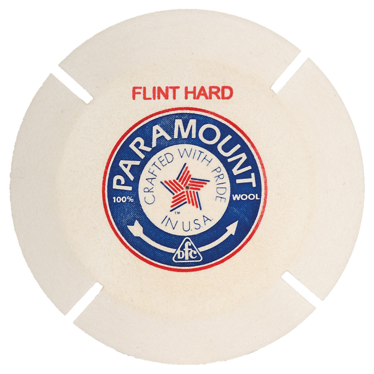 Paramount® Felt Split Lap 7" Flint-Hard