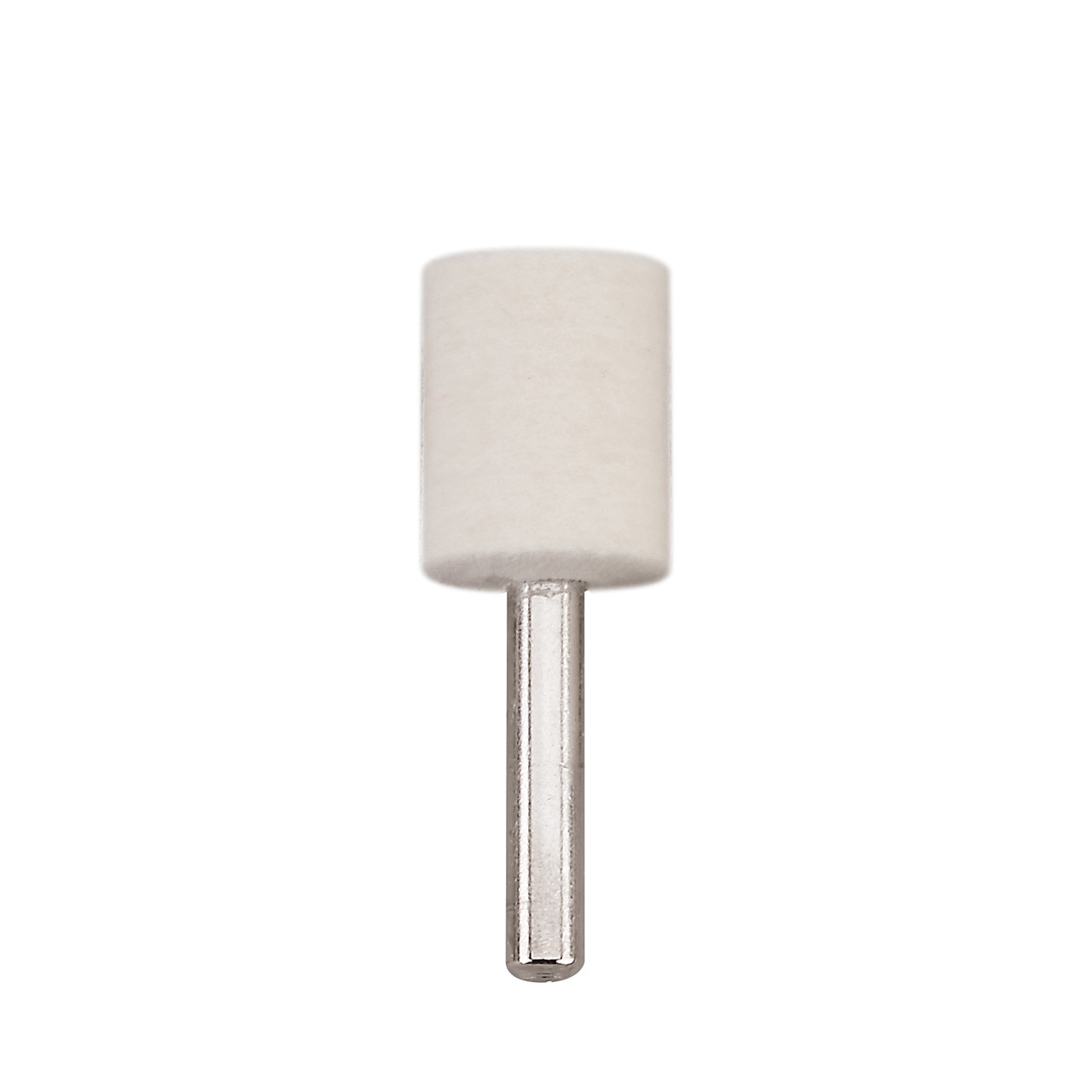 Mounted Felt Bobs, Cylinders - 1/4" Shank, 1111 Hard  (Pkg. of 12)