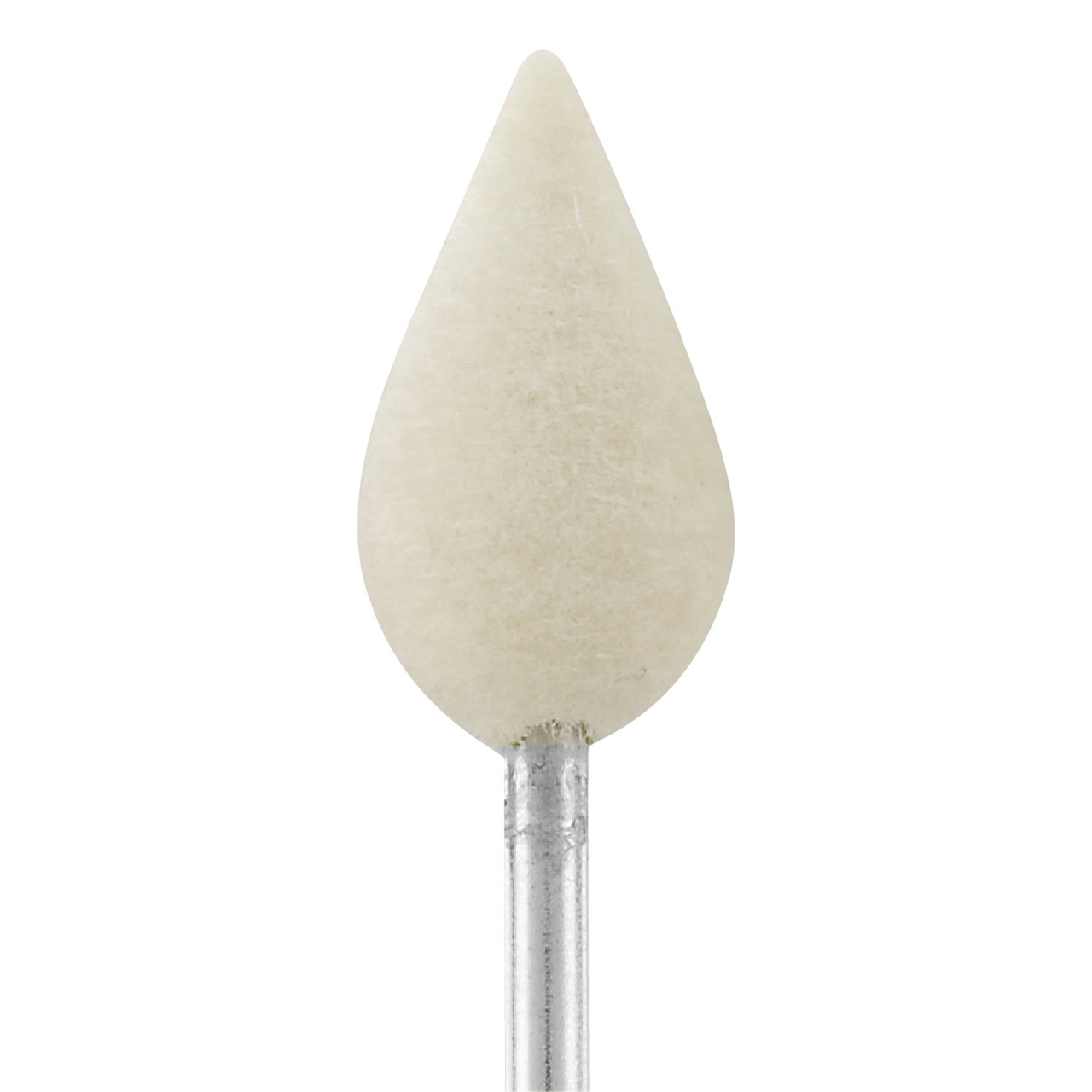 Mounted Felt Bobs - 3/32" Shank, Flame, Medium