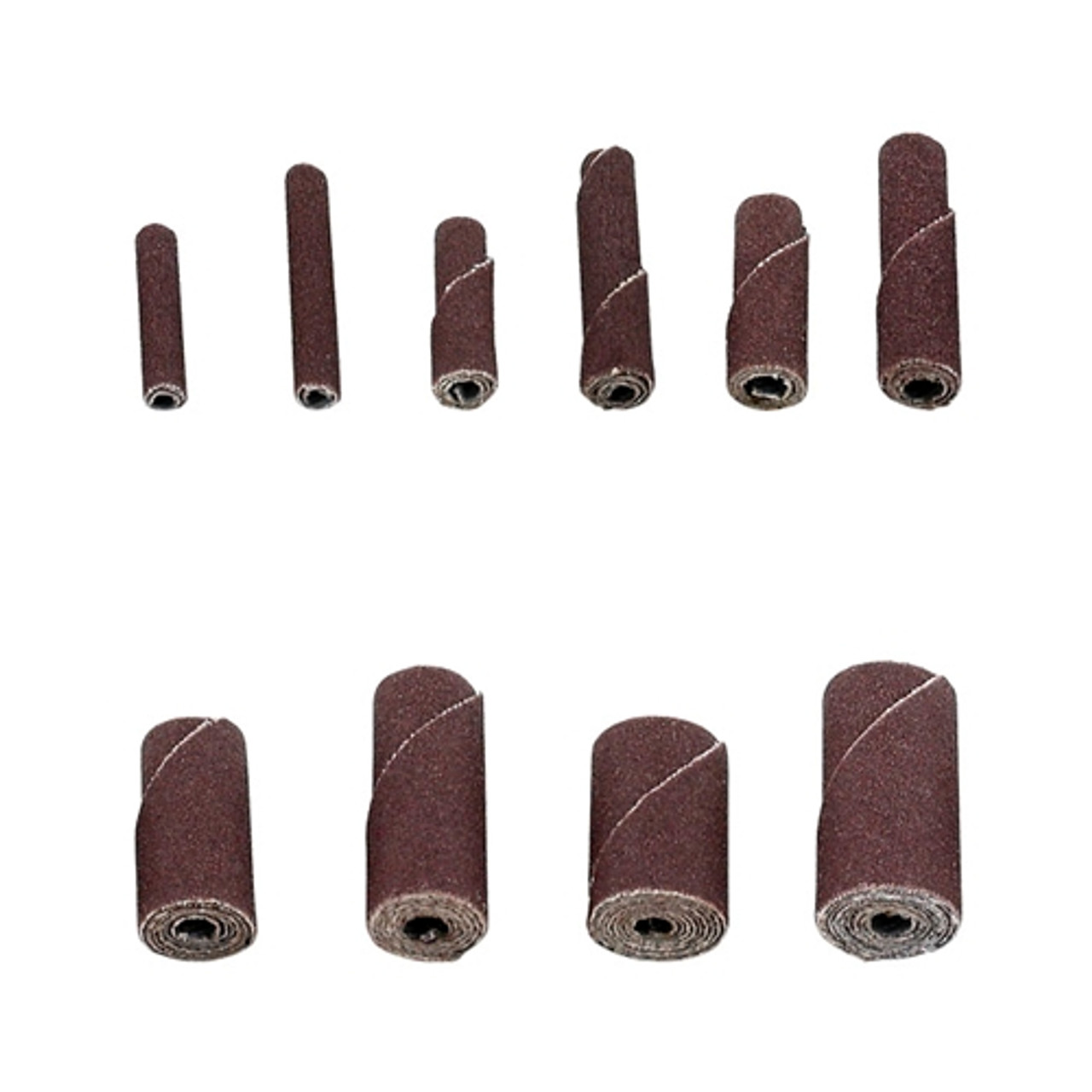 Abrasive Cartridge Rolls - 1/2" x 1" x 1/8", 120 Grit