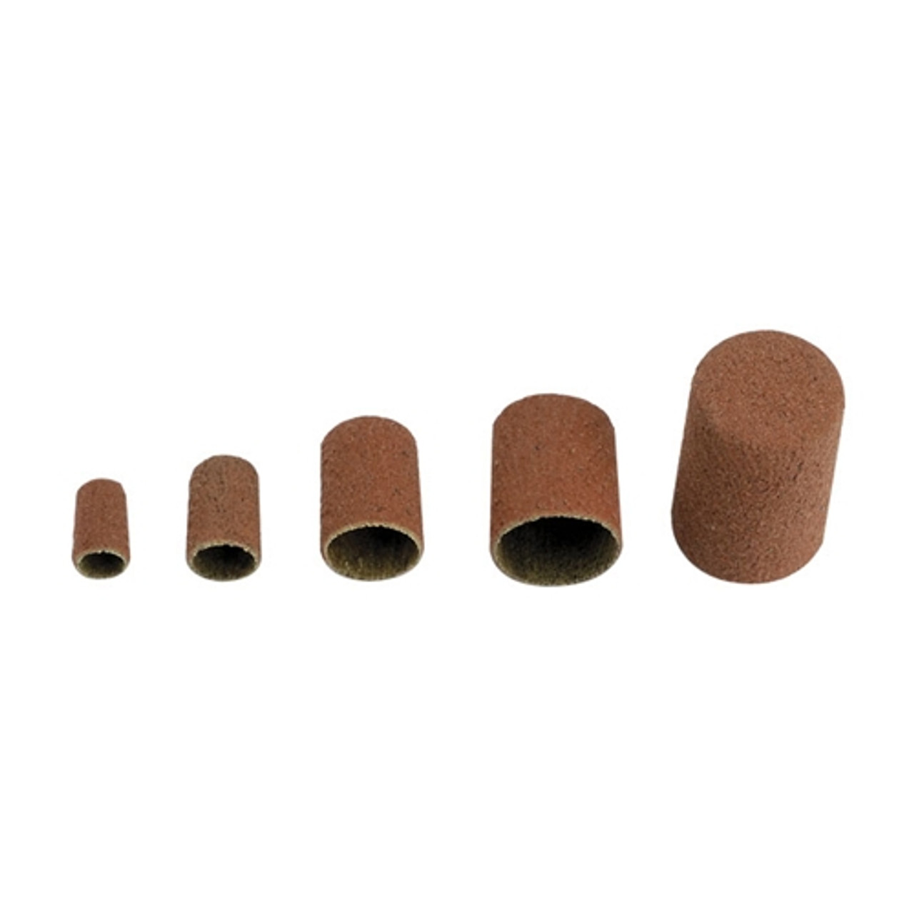 Abrasive Caps - Flat Top 5/8" x 1", 150 Grit (Pkg. of 50)