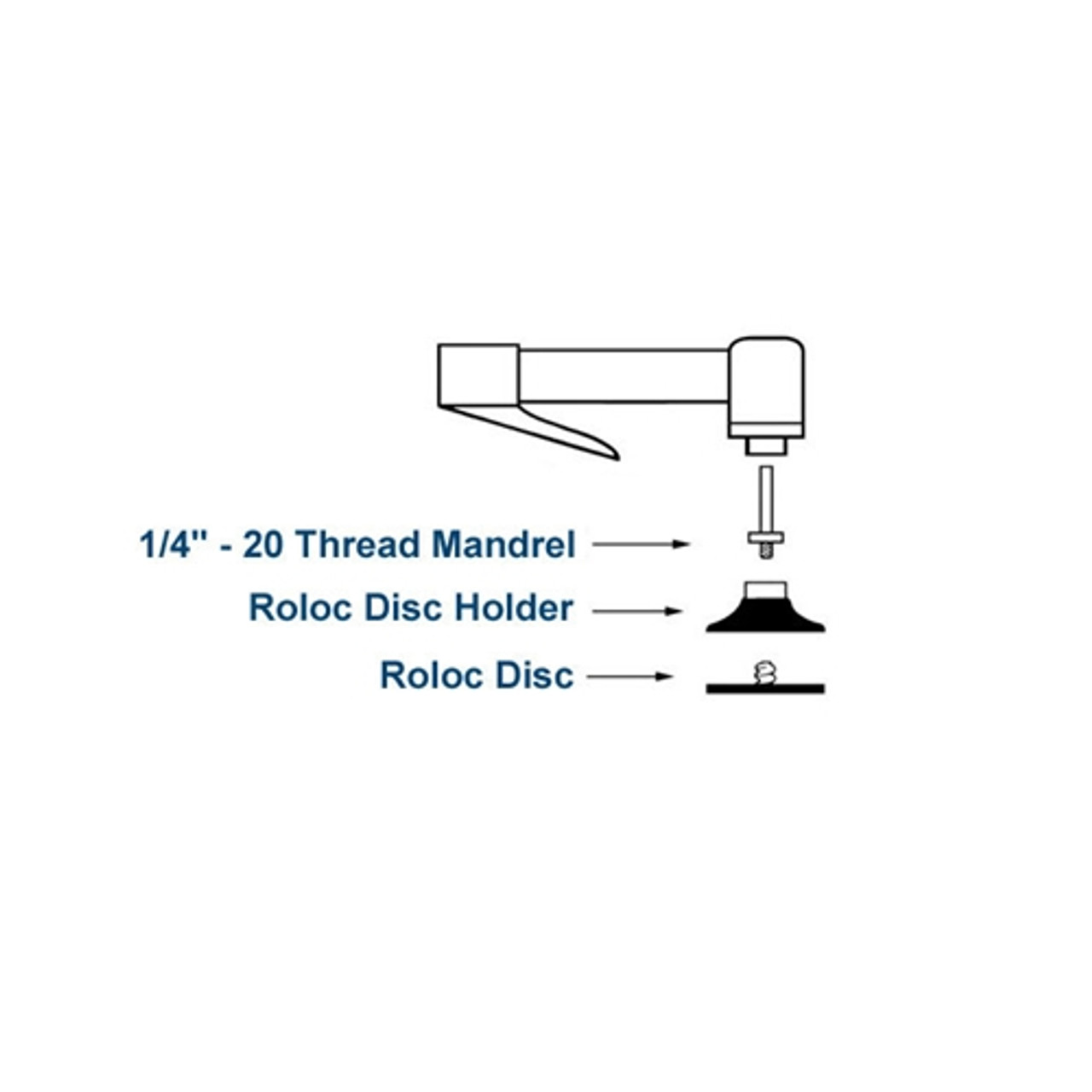 Roloc Disc Holder 2" Extra-Hard