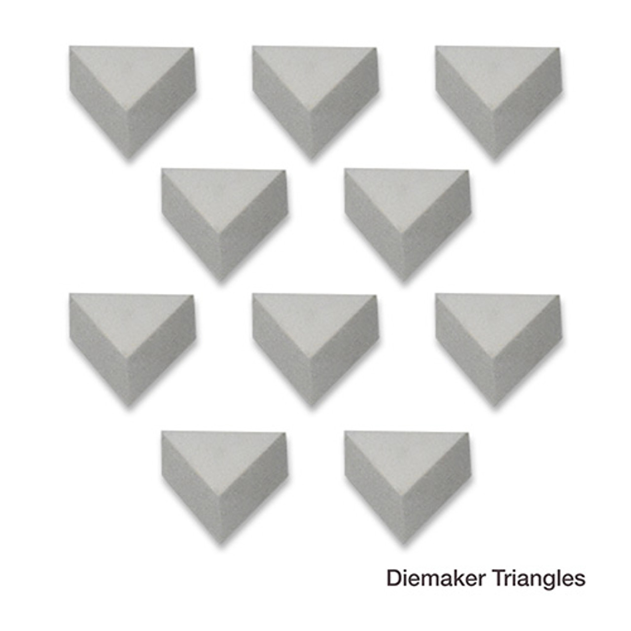 Diemaker Laps 1/2" Triangle x 3/16" 400 grit (Pack of 10)
