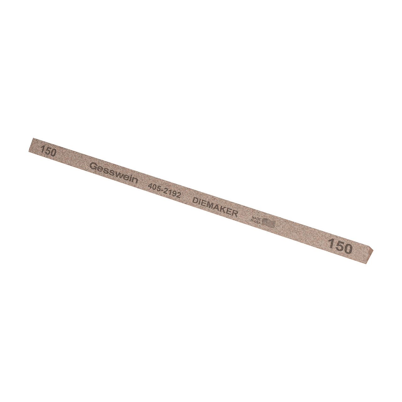 Gesswein® Diemaker Stones - 1/4" Triangle x 6", 150 Grit  (Pkg. of 12)