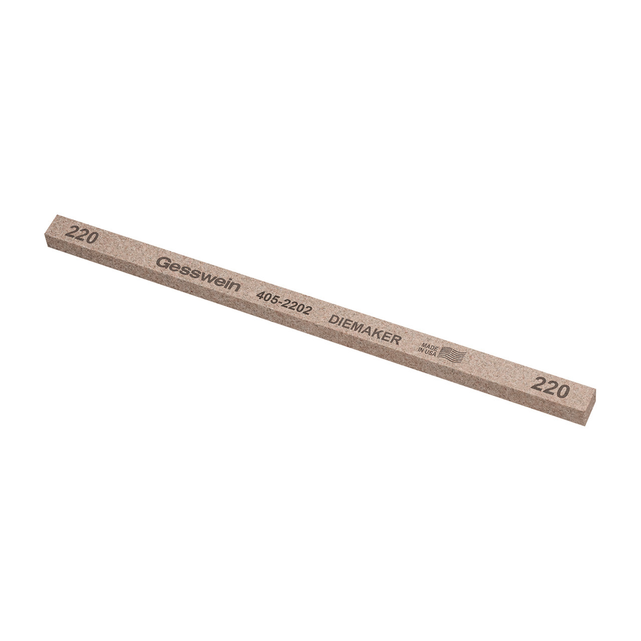 Gesswein® Diemaker Stones - 1/4" x 1/4" x 6", 220 Grit  (Pkg. of 12)