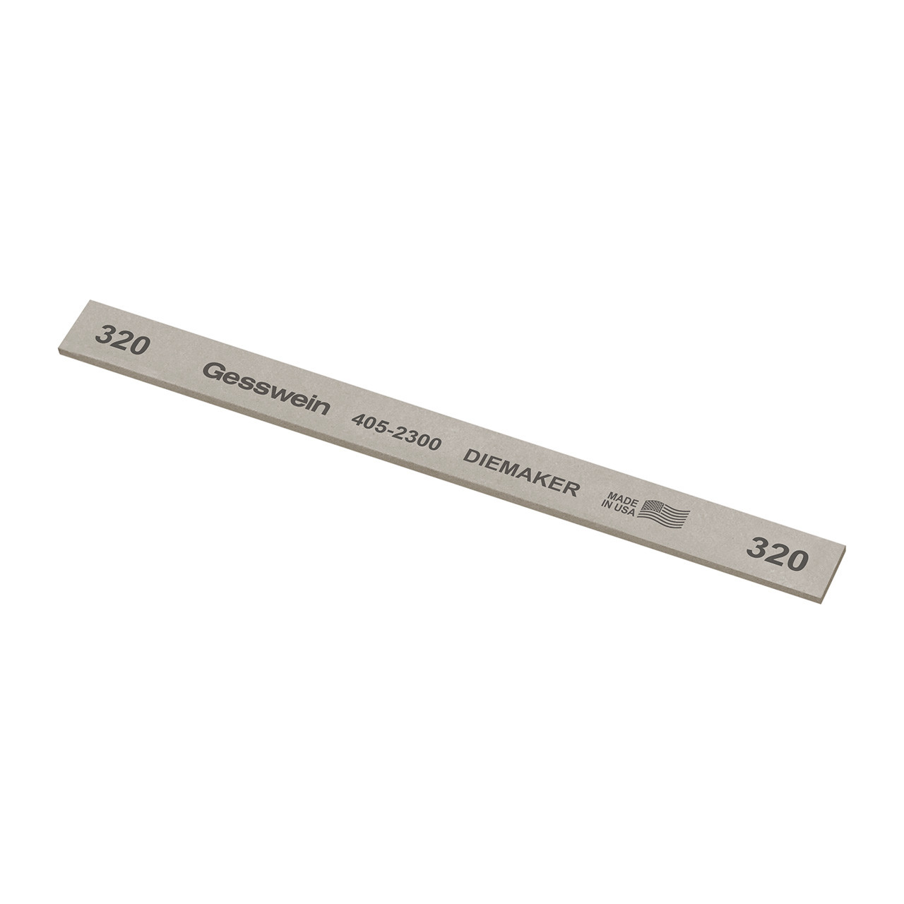 Gesswein® Diemaker Stones - 1/2" x 1/16" x 6", 320 Grit  (Pkg. of 12)