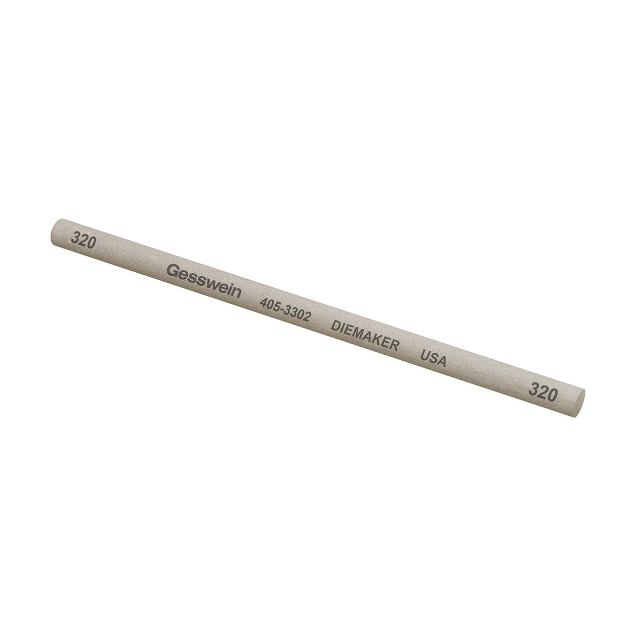 Gesswein® Diemaker Stones - 1/4" Round x 6", 320 Grit  (Pkg. of 6)