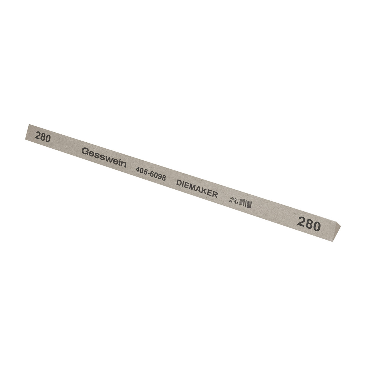 Gesswein® Diemaker Stones - 3/8" x 6", Triangle, 280 Grit  (Pkg. of 12)