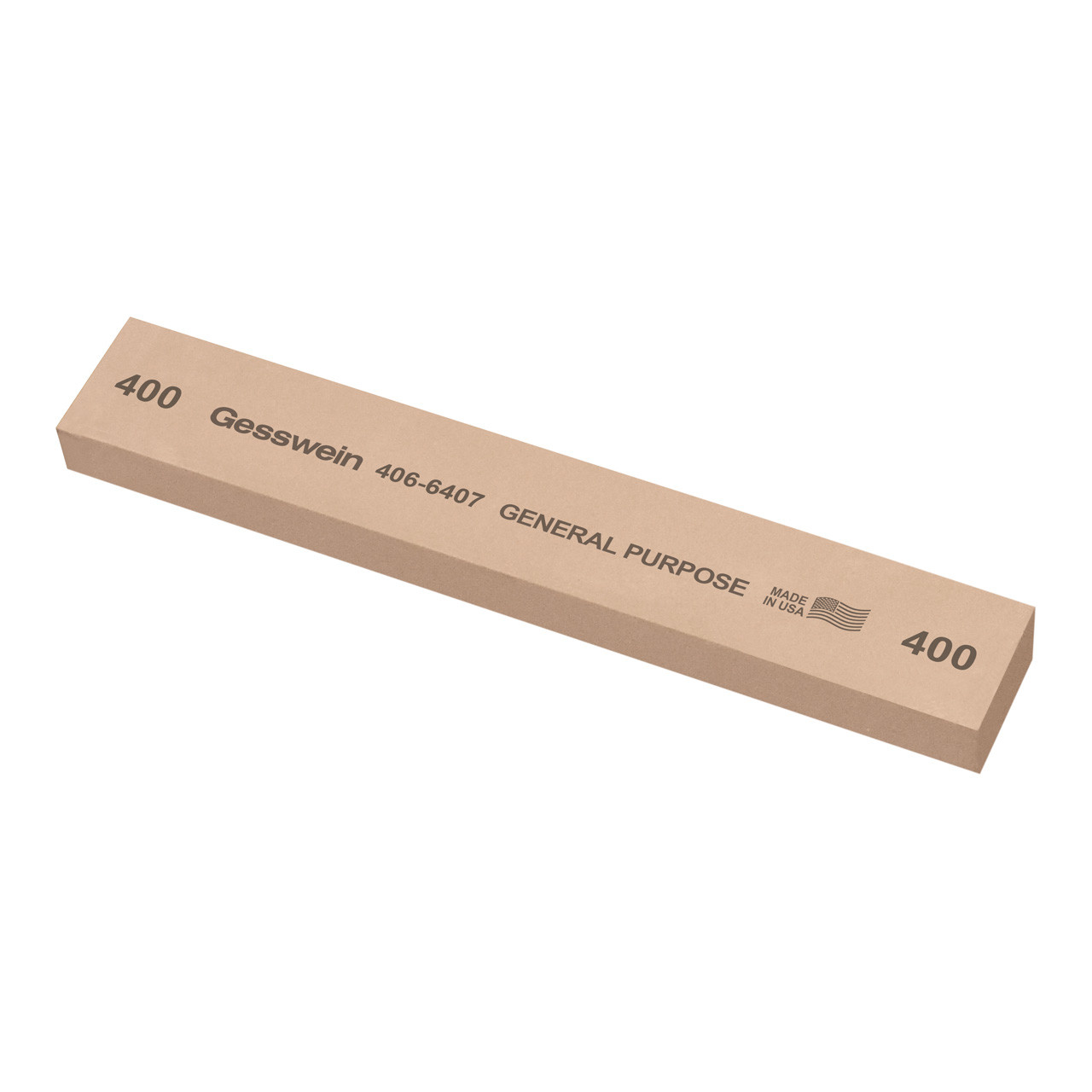 Gesswein® General Purpose Stones - 1" x 1/2" x 6", 400 Grit  (Pkg. of 6)