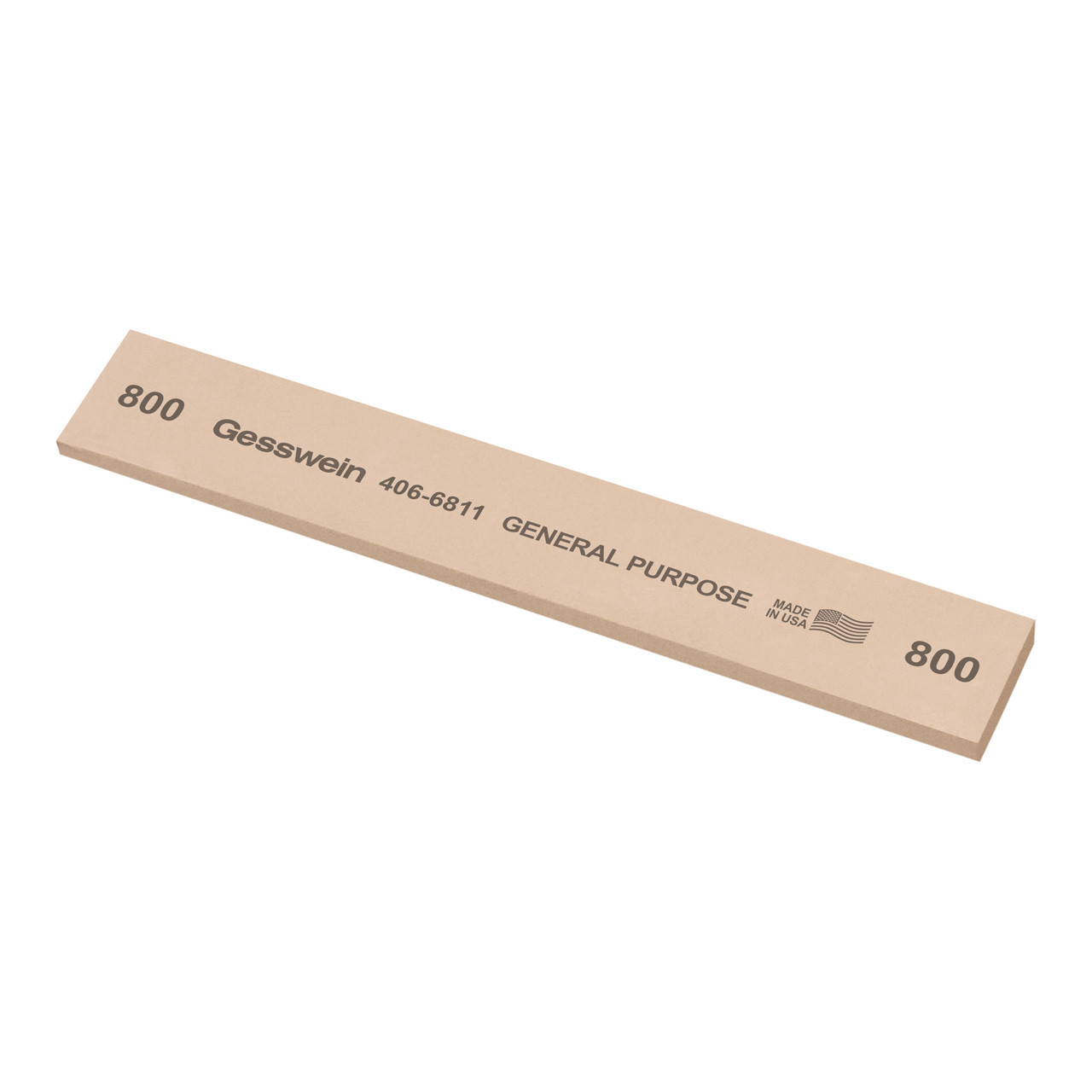 Gesswein® General Purpose Stones - 1" x 1/8" x 6", 800 Grit  (Pkg. of 6)