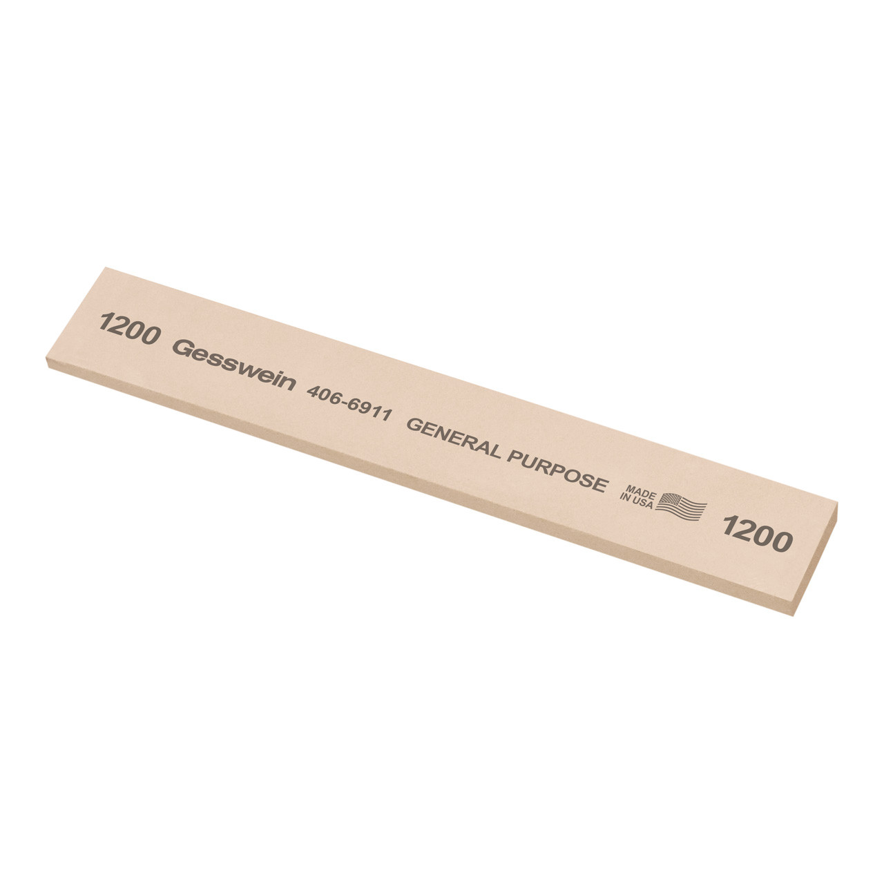 Gesswein® General Purpose Stones - 1" x 1/8" x 6", 1200 Grit  (Pkg. of 6)