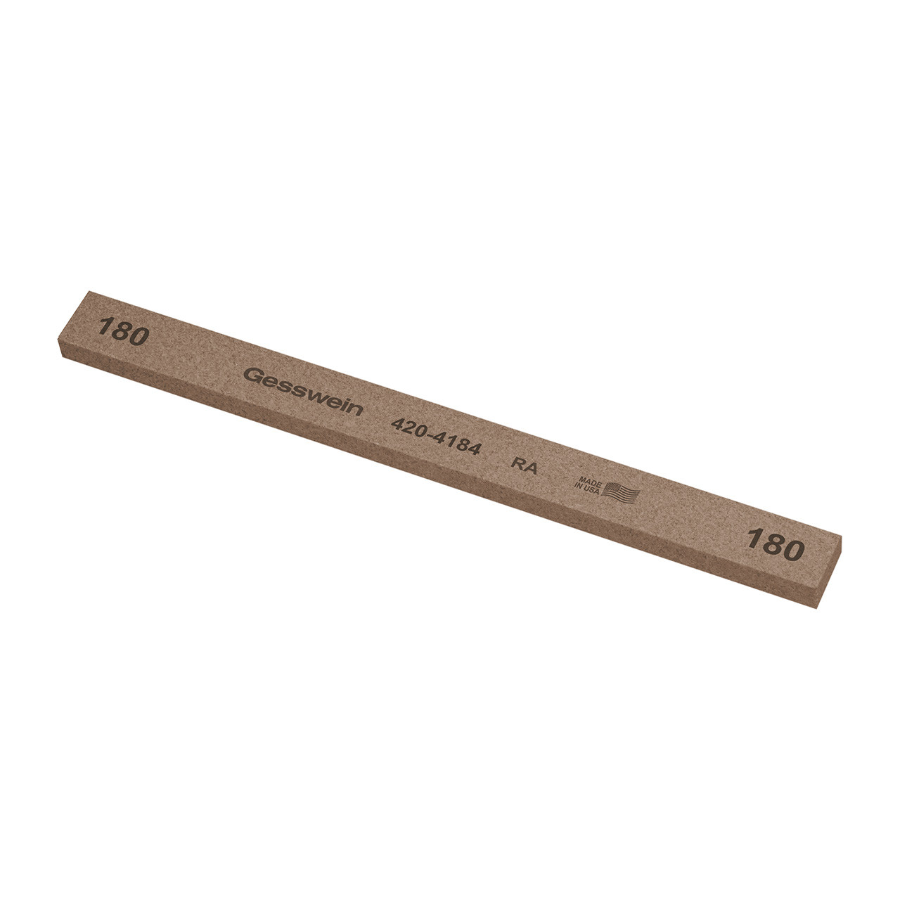 Gesswein® RA Stones - 1/2" x 1/4" x 6", 180 Grit  (Pkg. of 12)