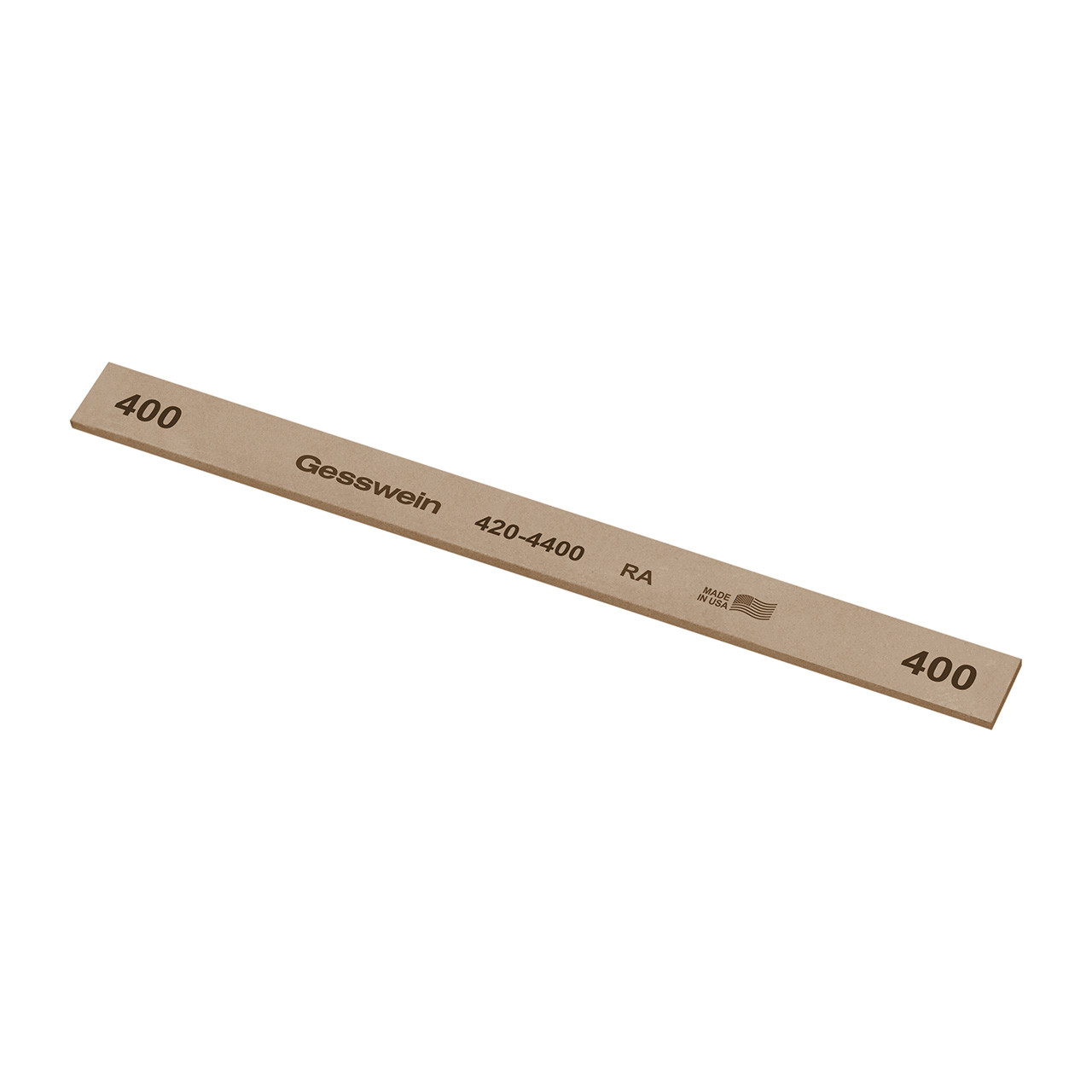 Gesswein® RA Stones - 1/2" x 1/16" x 6", 400 Grit  (Pkg. of 12)