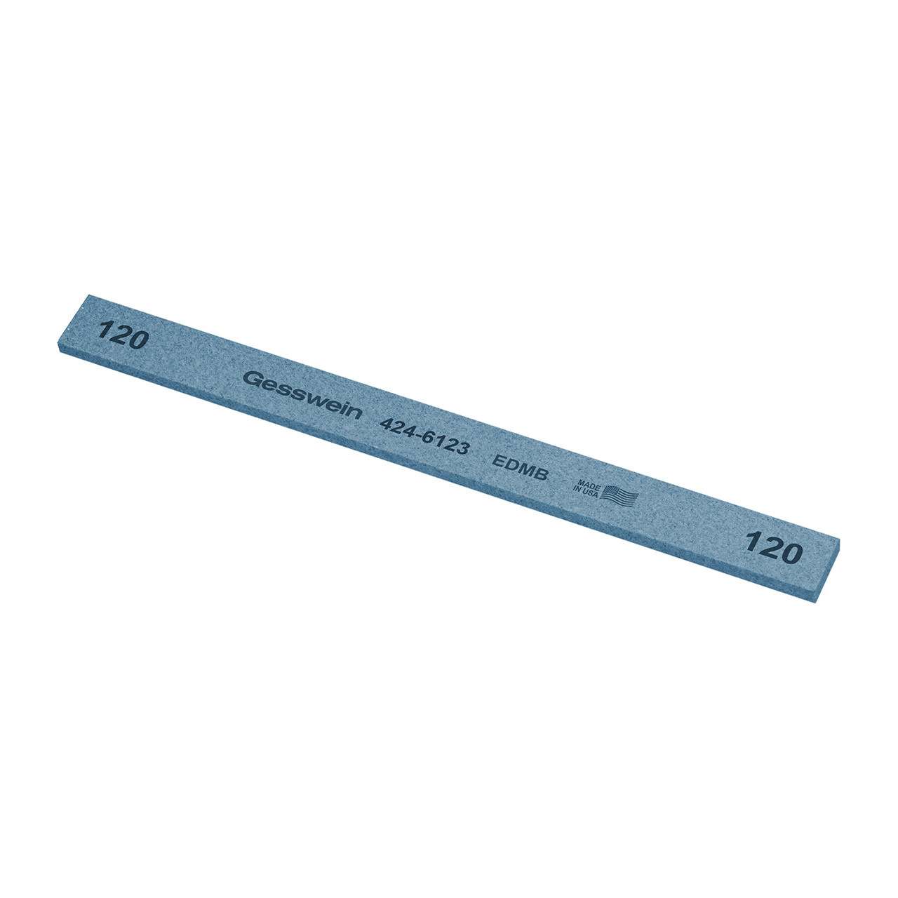 Gesswein® EDM Blue Stones - 1/2" x 1/8" x 6", 120 Grit  (Pkg. of 12)