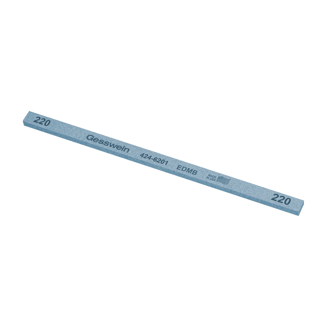 Gesswein® EDM Blue Stones - 1/4" x 1/8" x 6", 220 Grit  (Pkg. of 12)