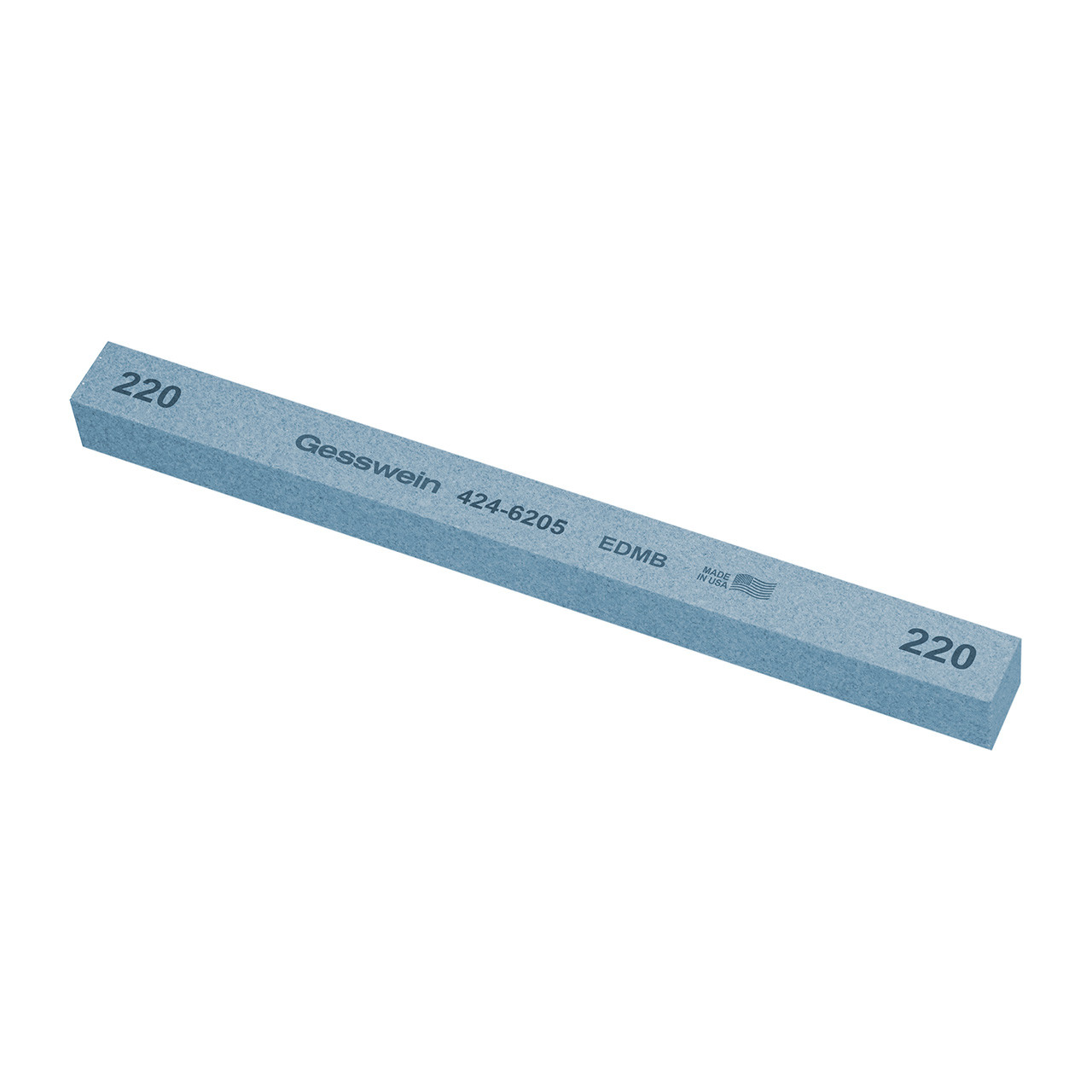 Gesswein® EDM Blue Stones - 1/2" x 1/2" x 6", 220 Grit  (Pkg. of 6)