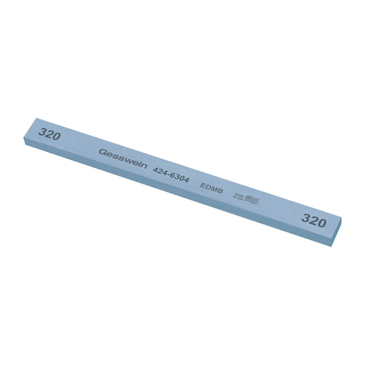 Gesswein® EDM Blue Stones - 1/2" x 1/4" x 6", 320 Grit  (Pkg. of 12)