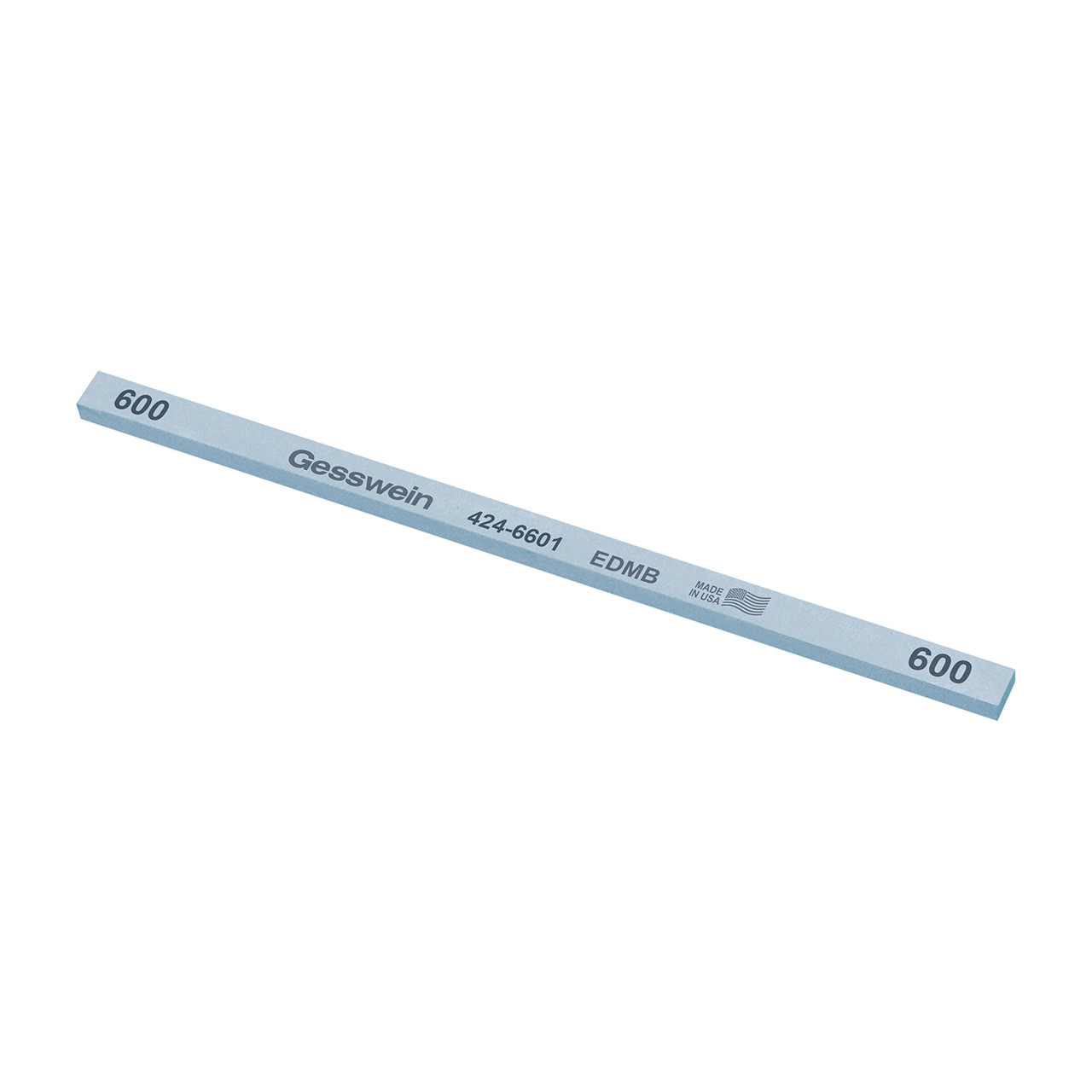 Gesswein® EDM Blue Stones - 1/4" x 1/8" x 6", 600 Grit  (Pkg. of 12)