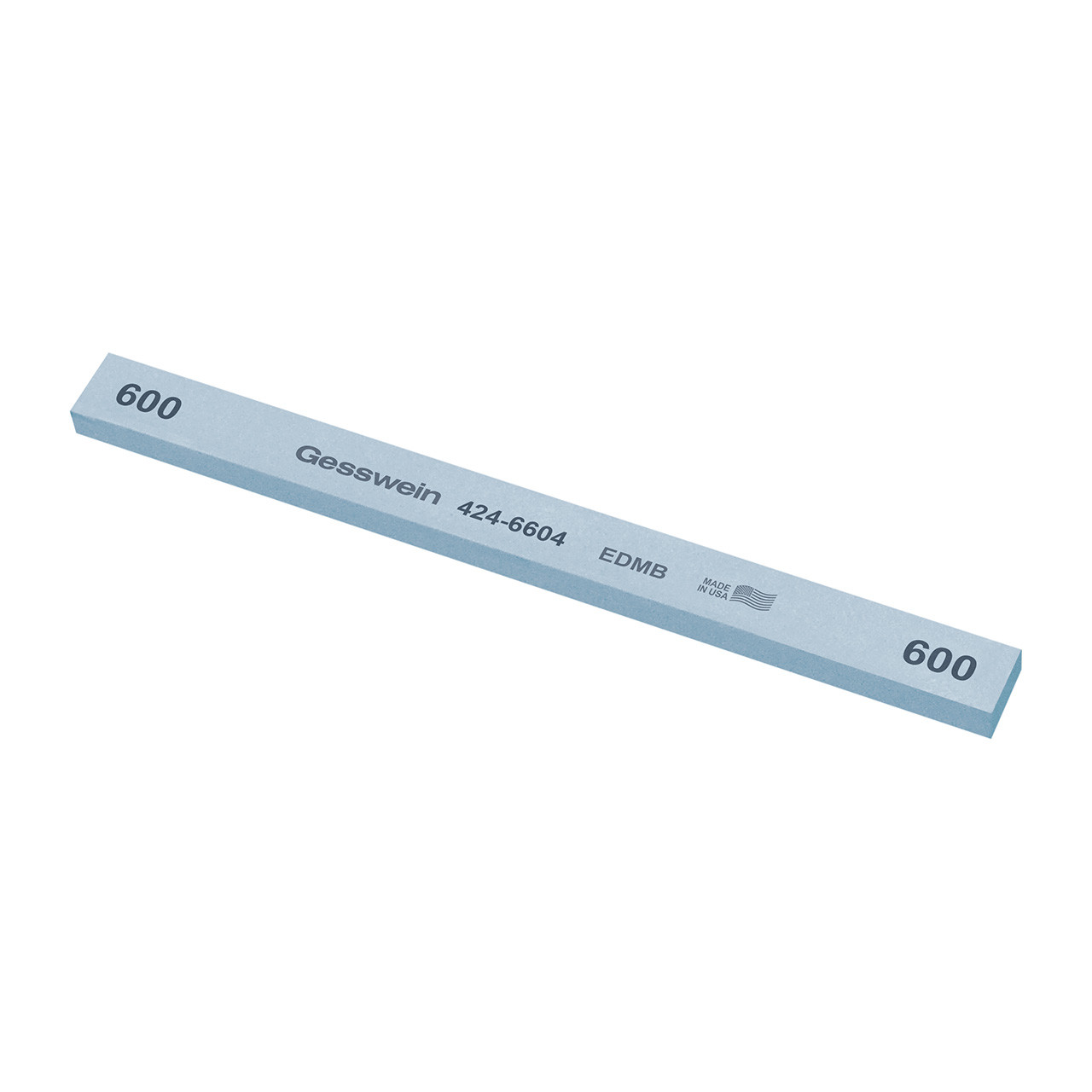 Gesswein® EDM Blue Stones - 1/2" x 1/4" x 6", 600 Grit  (Pkg. of 12)