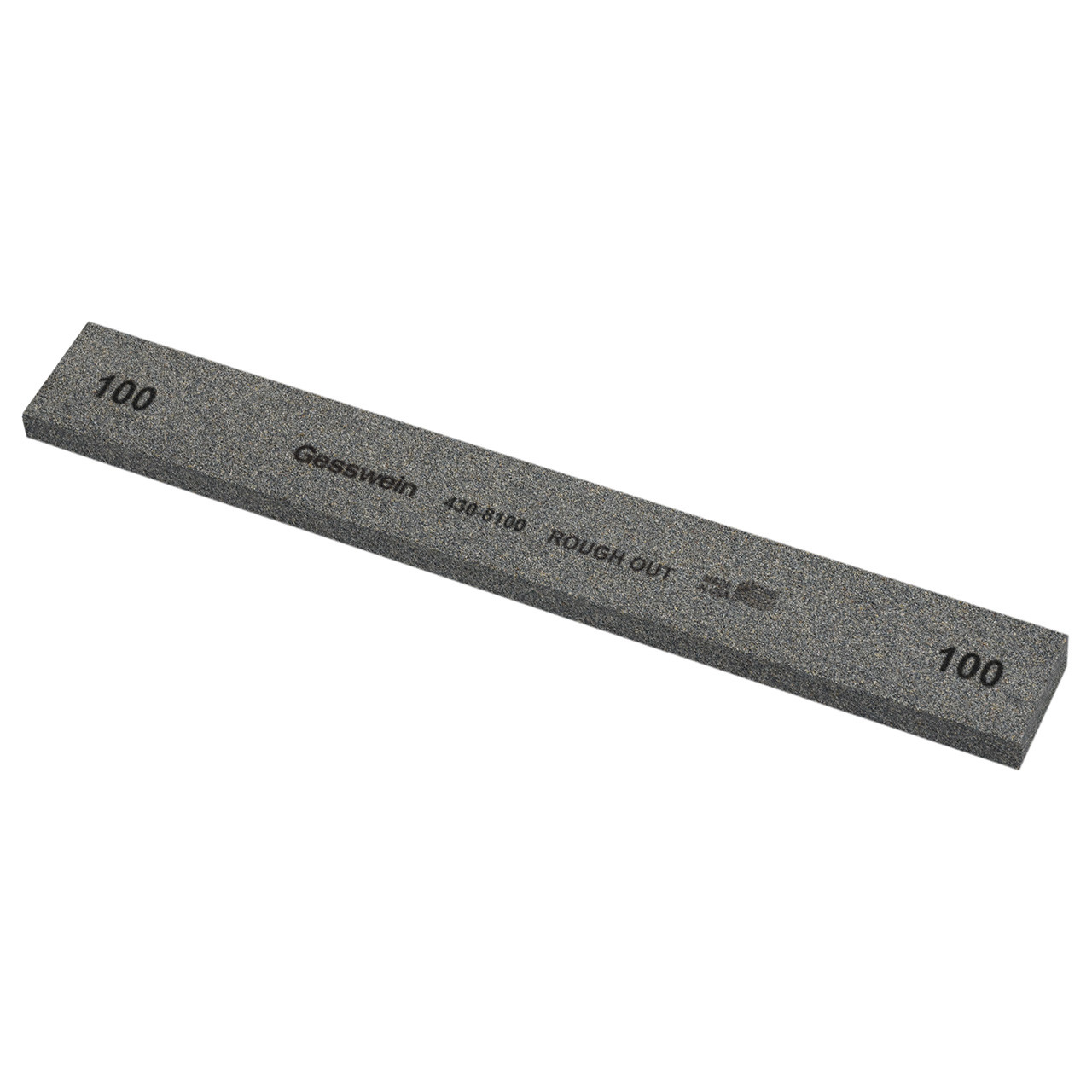 Gesswein® Rough Out Stones - 1" x 1/4" x 8", 100 Grit  (Pkg. of 12)