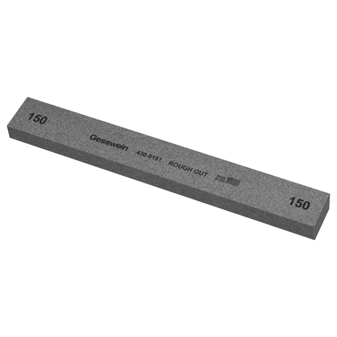 Gesswein® Rough Out Stones - 1" x 1/2" x 8", 150 Grit  (Pkg. of 6)